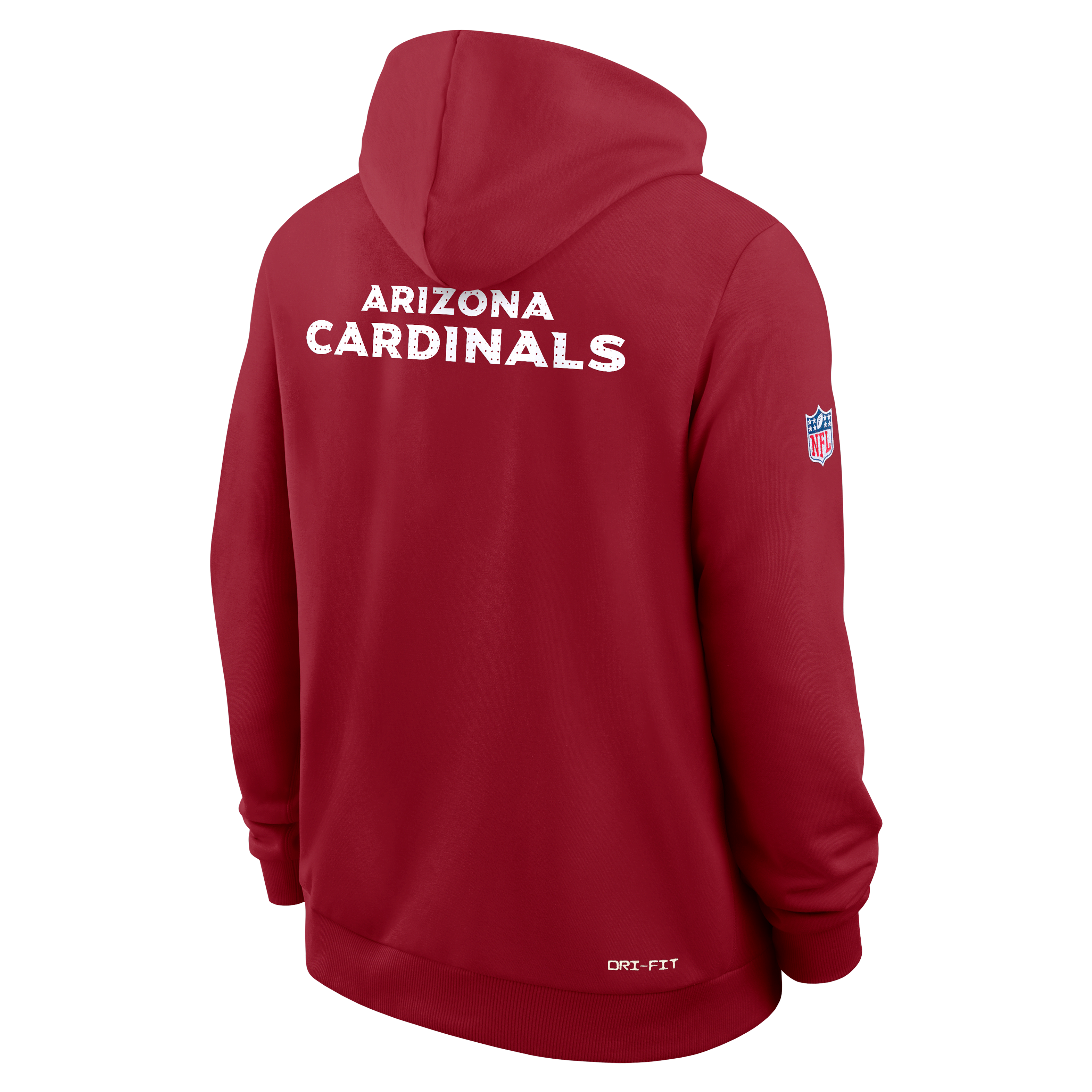 Arizona Cardinals Initial Home Sideline Men's Nike Dri-FIT NFL Pullover Hoodie