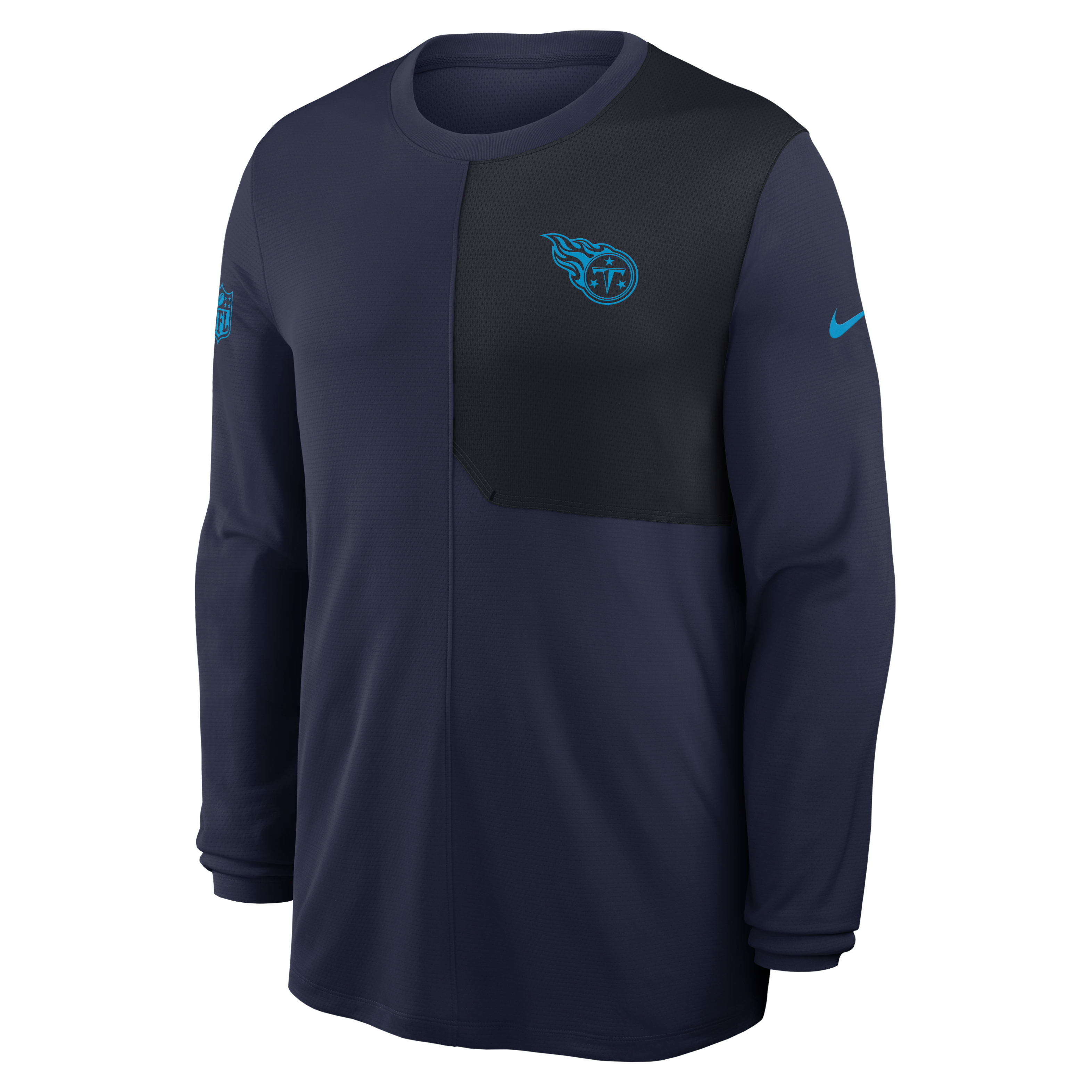 Tennessee Titans Sideline Coach Men's Nike Dri-FIT NFL Long-Sleeve Top