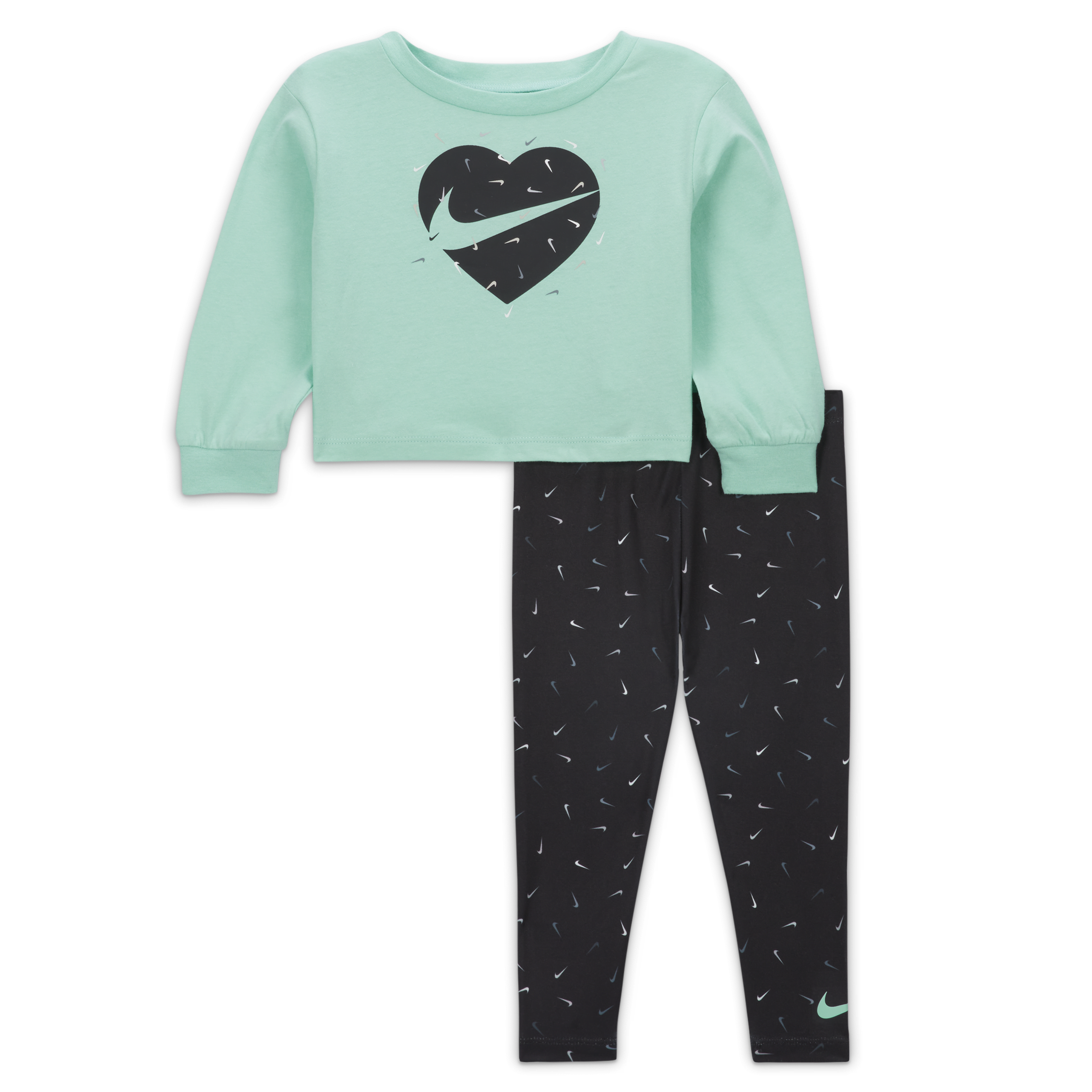 Nike Graphic Tee and Printed Leggings Set Baby 2-Piece