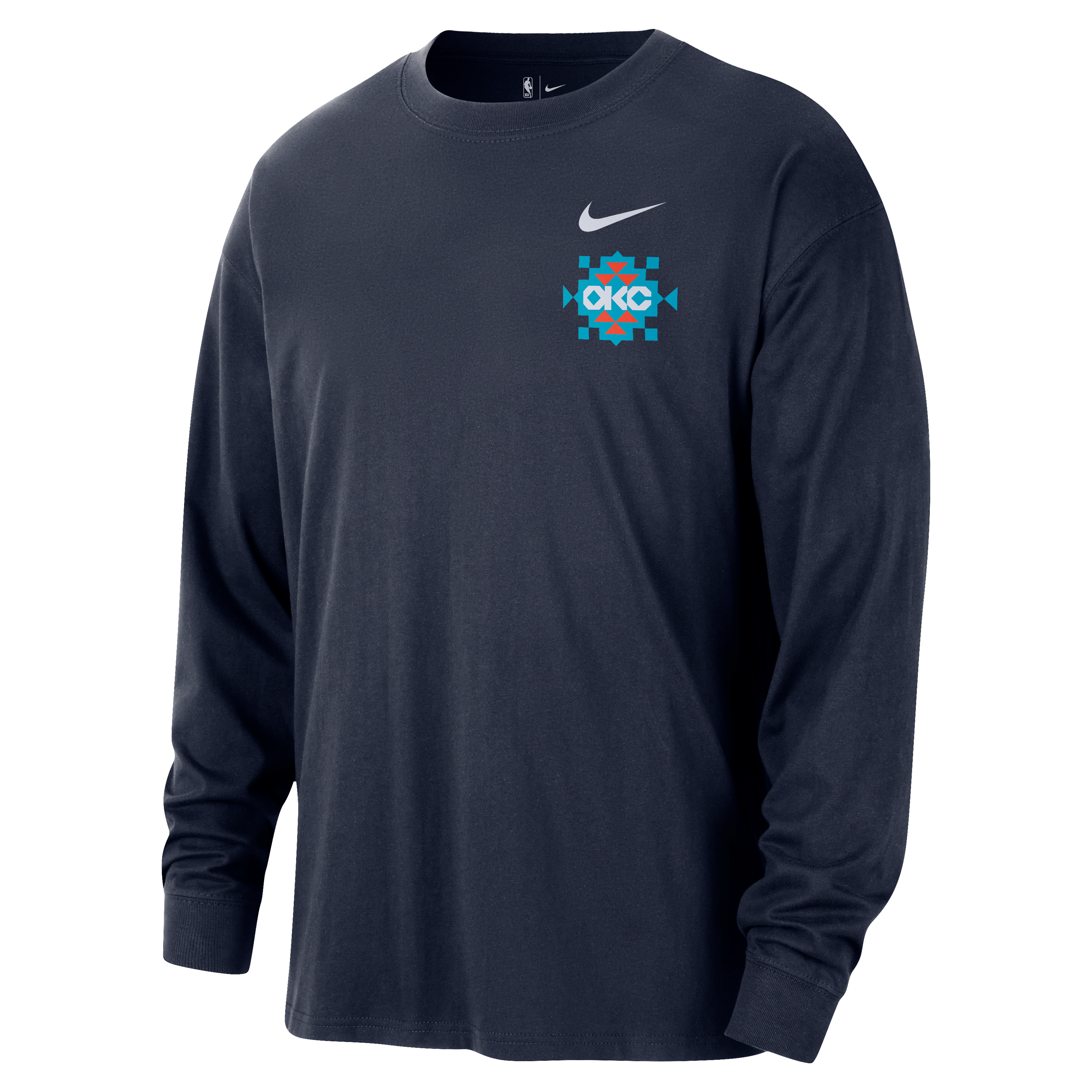 Oklahoma City Thunder Essential Edition Men's Nike NBA Long-Sleeve T-Shirt