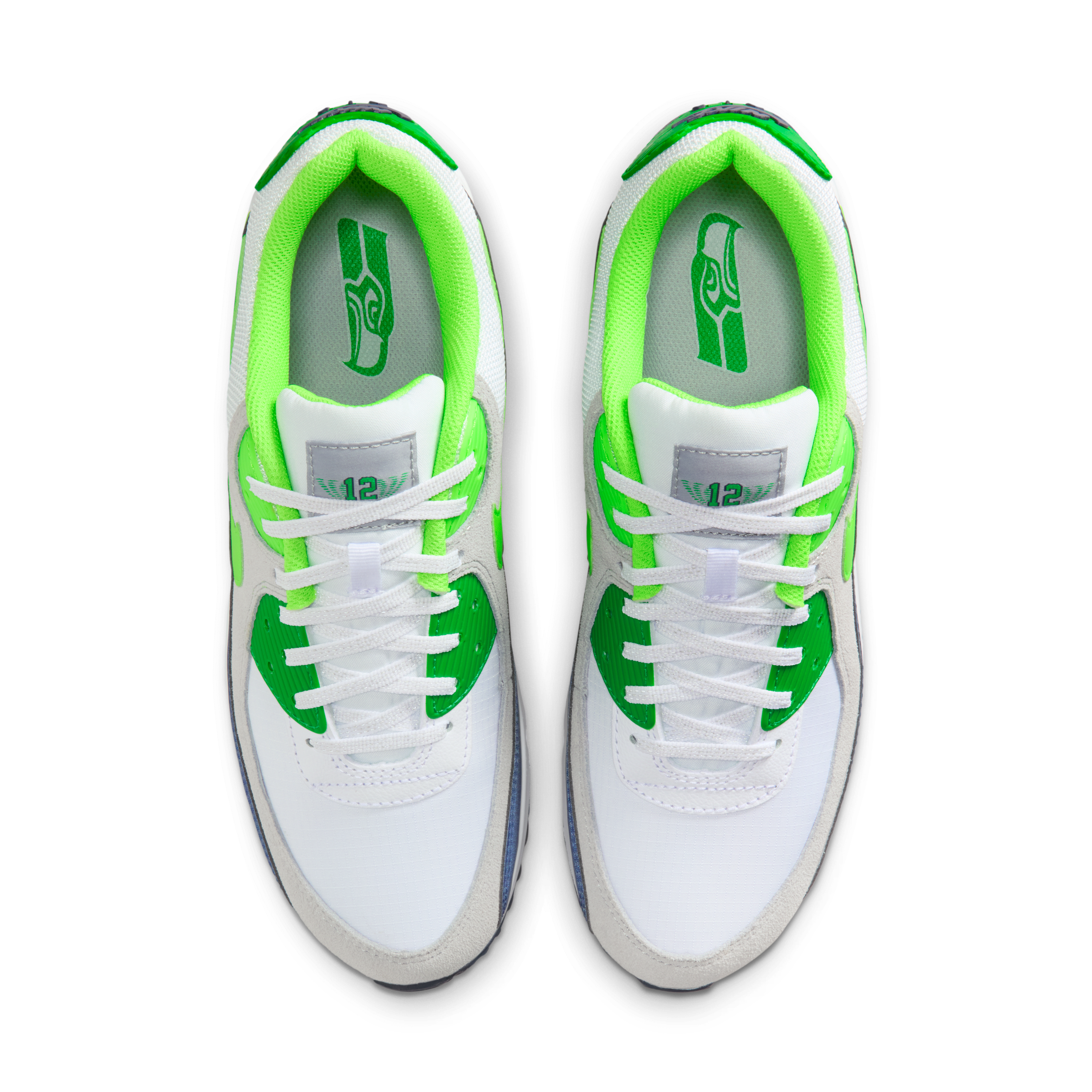Seattle Seahawks Air Max 90 Men's Nike Shoes