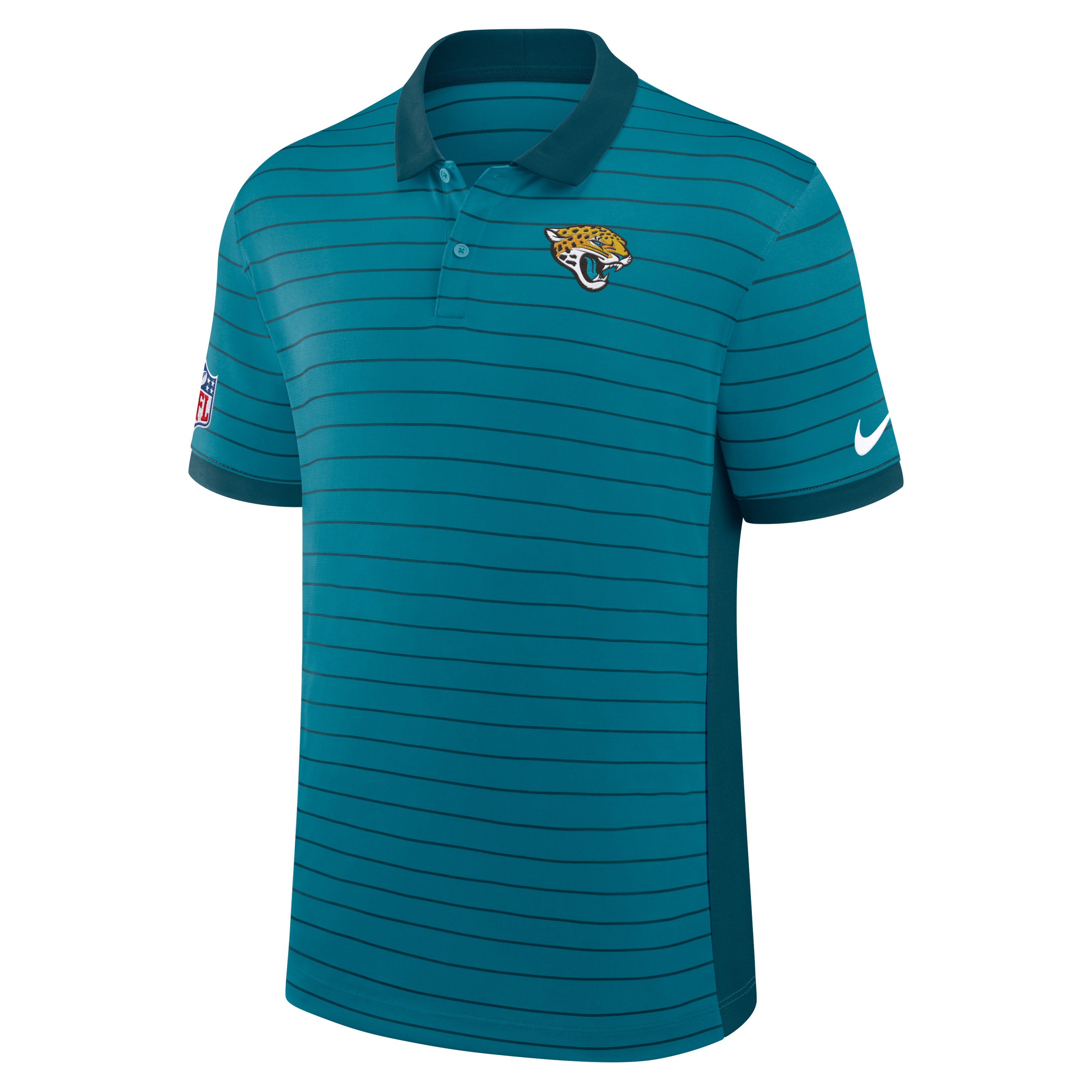 Jacksonville Jaguars Sideline Victory Stripe Men's Nike Dri-FIT NFL Polo