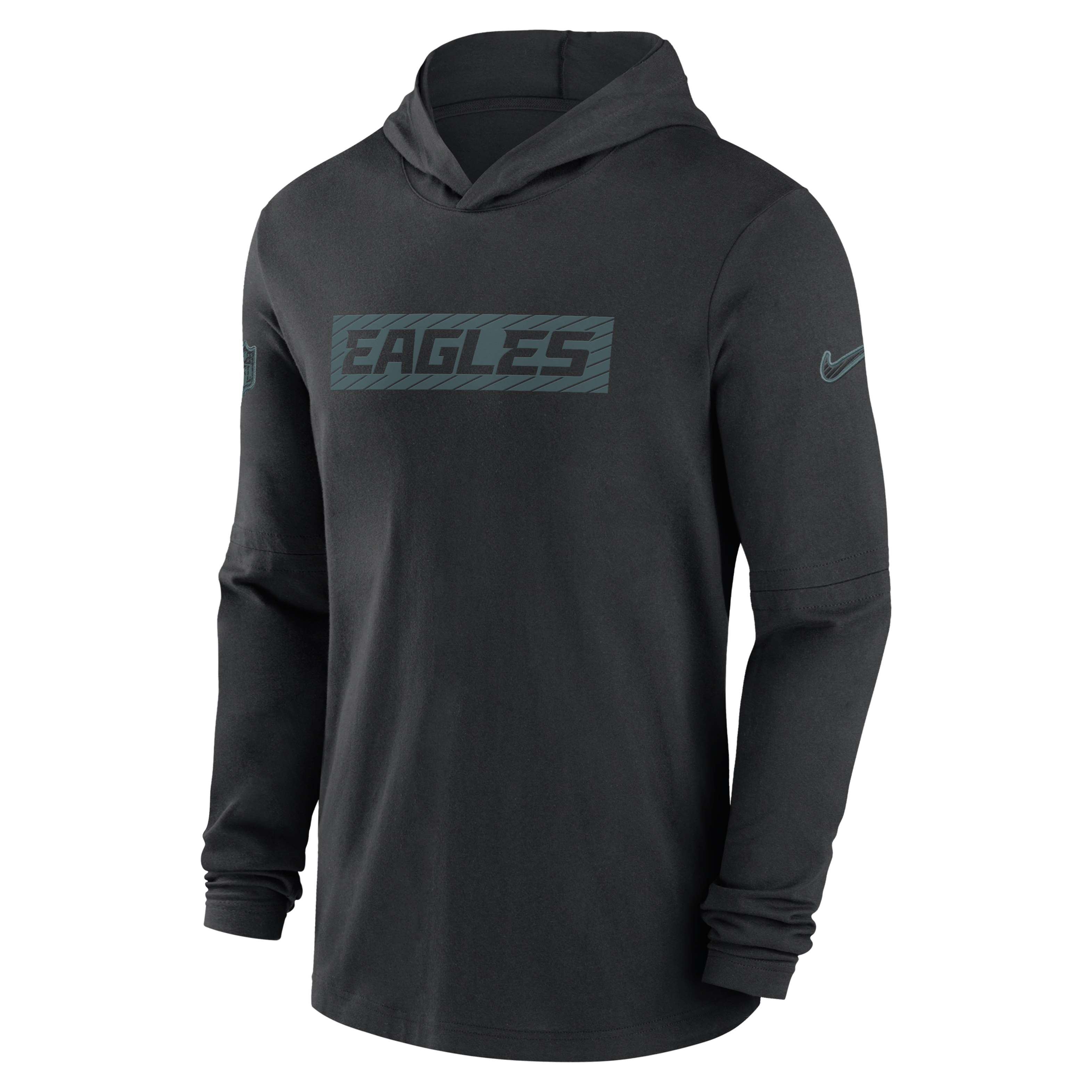 Philadelphia Eagles Sideline Men's Nike Dri-FIT NFL Long-Sleeve Hooded Top