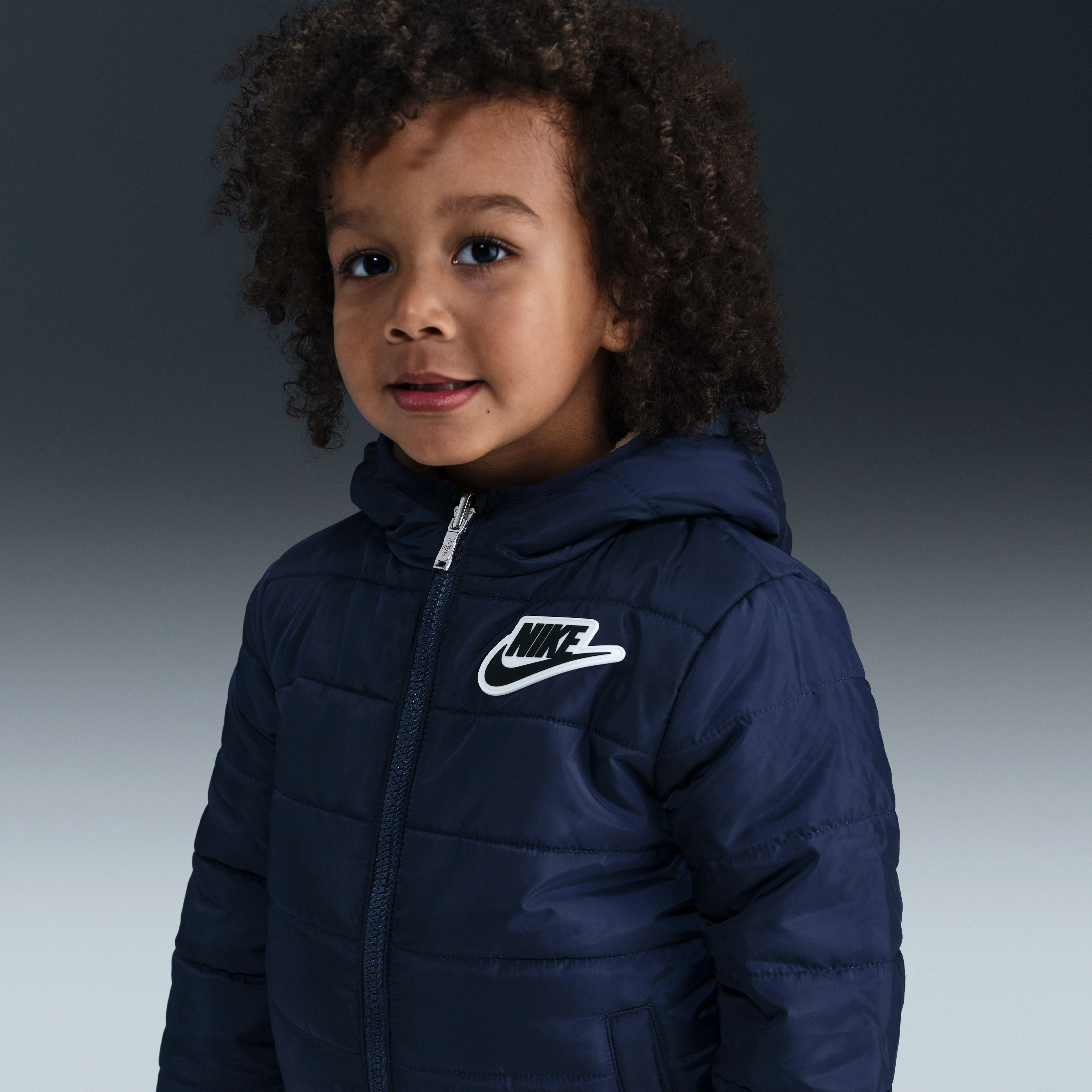 Nike Toddler Reversible Puffer / Fleece Jacket