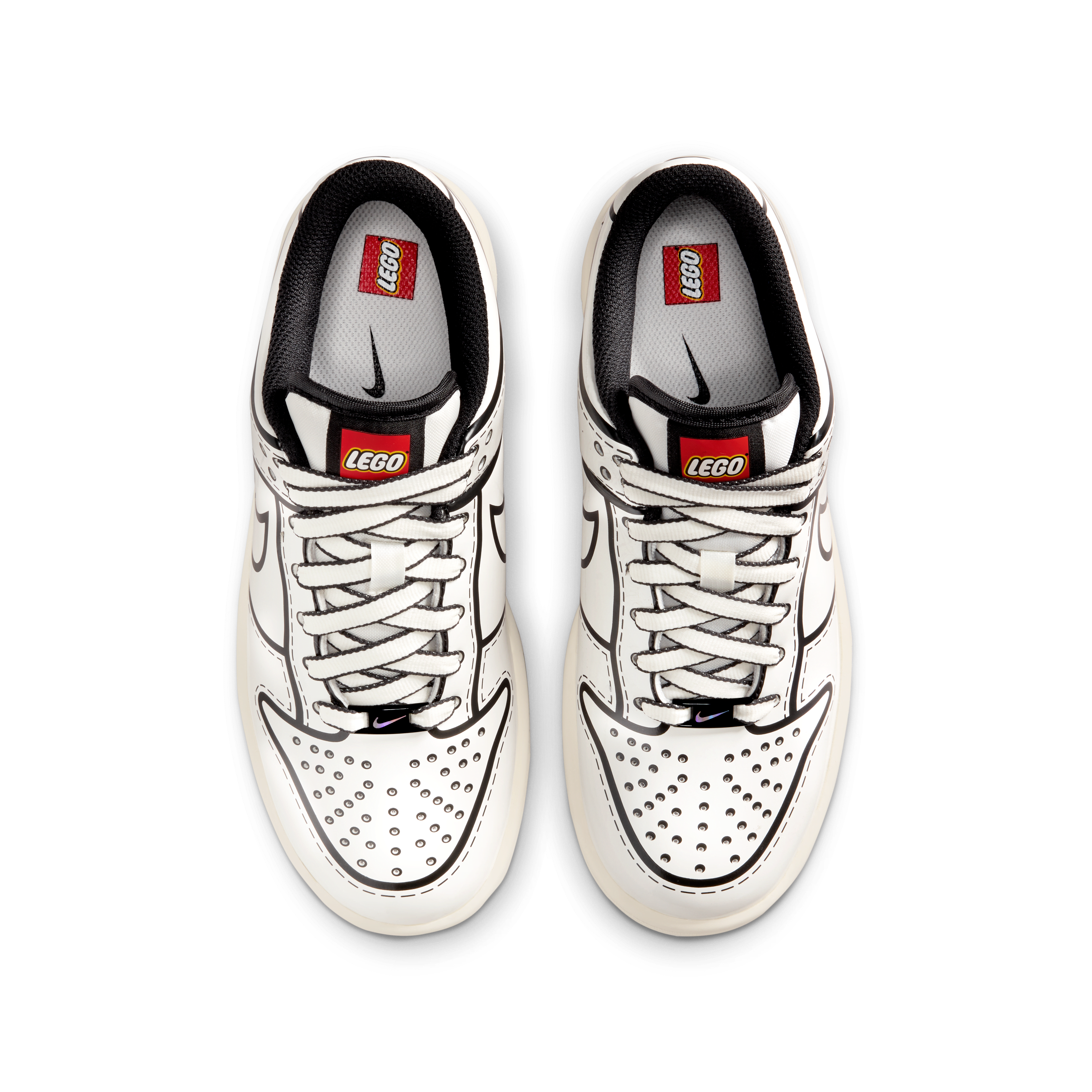 Nike Dunk Low x LEGO® Collection Little Kids' Shoes