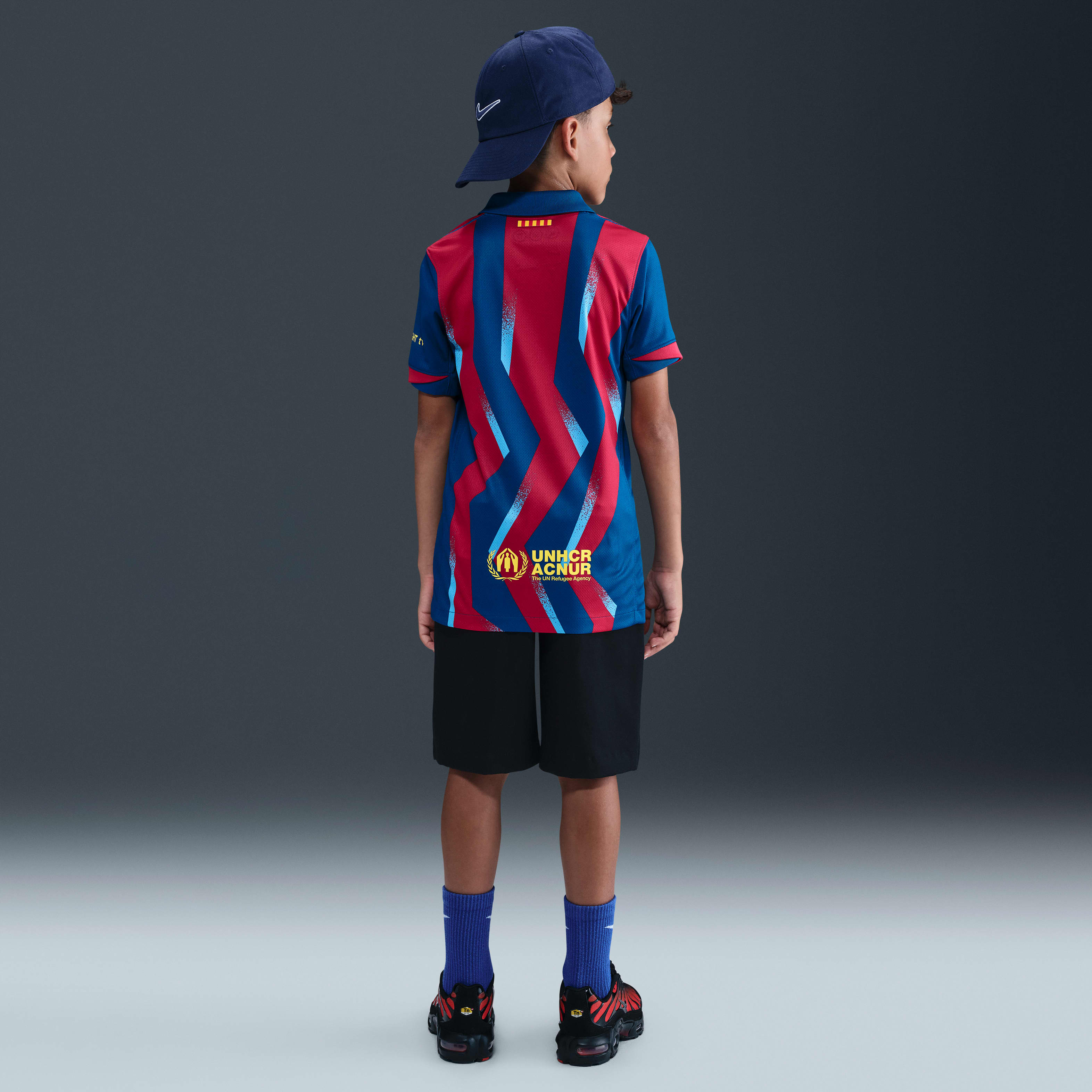 FC Barcelona 2025/26 Stadium Fourth Big Kids' Nike Dri-FIT Soccer Replica Jersey