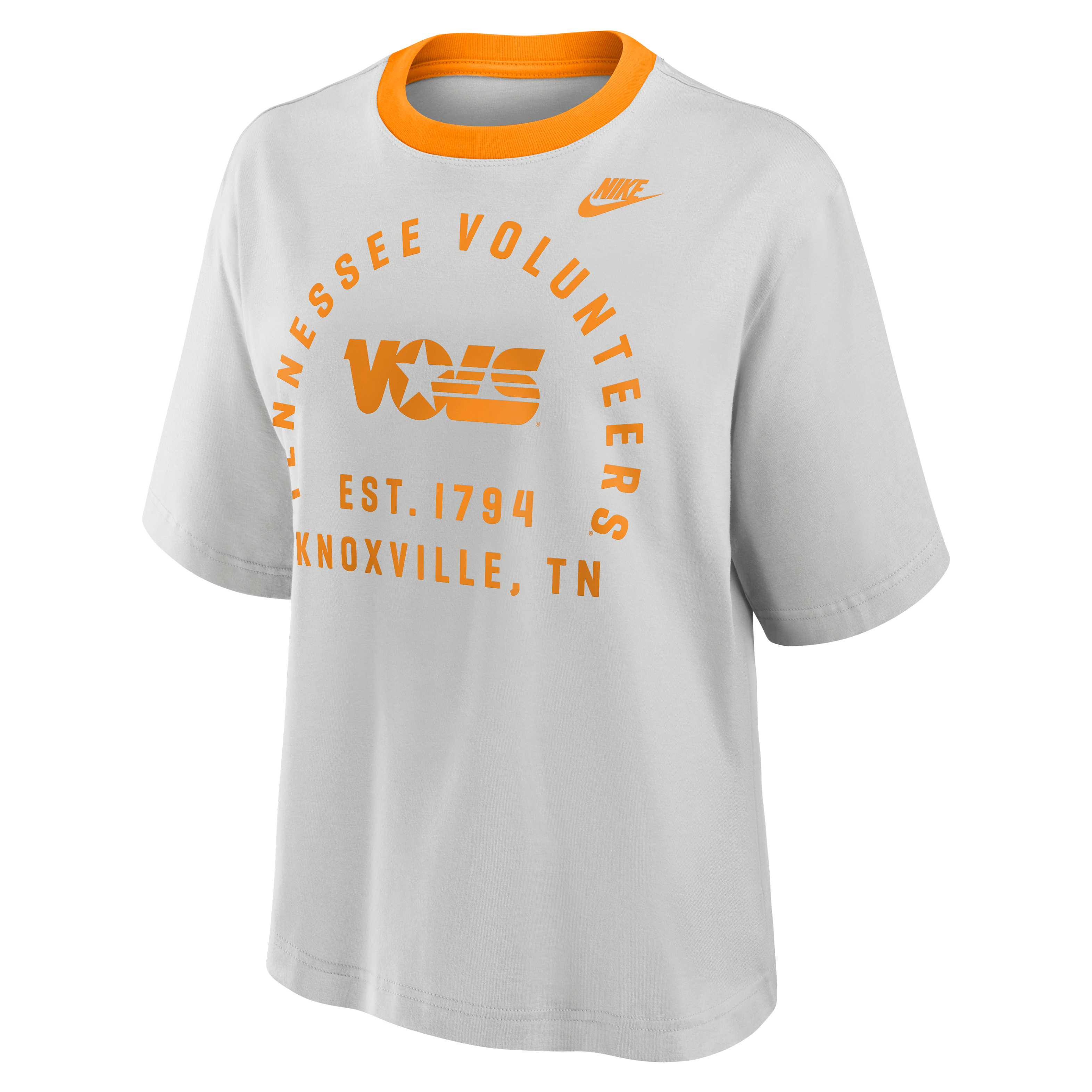 Tennessee Legacy Arch Script Boxy Women's Nike College T-Shirt