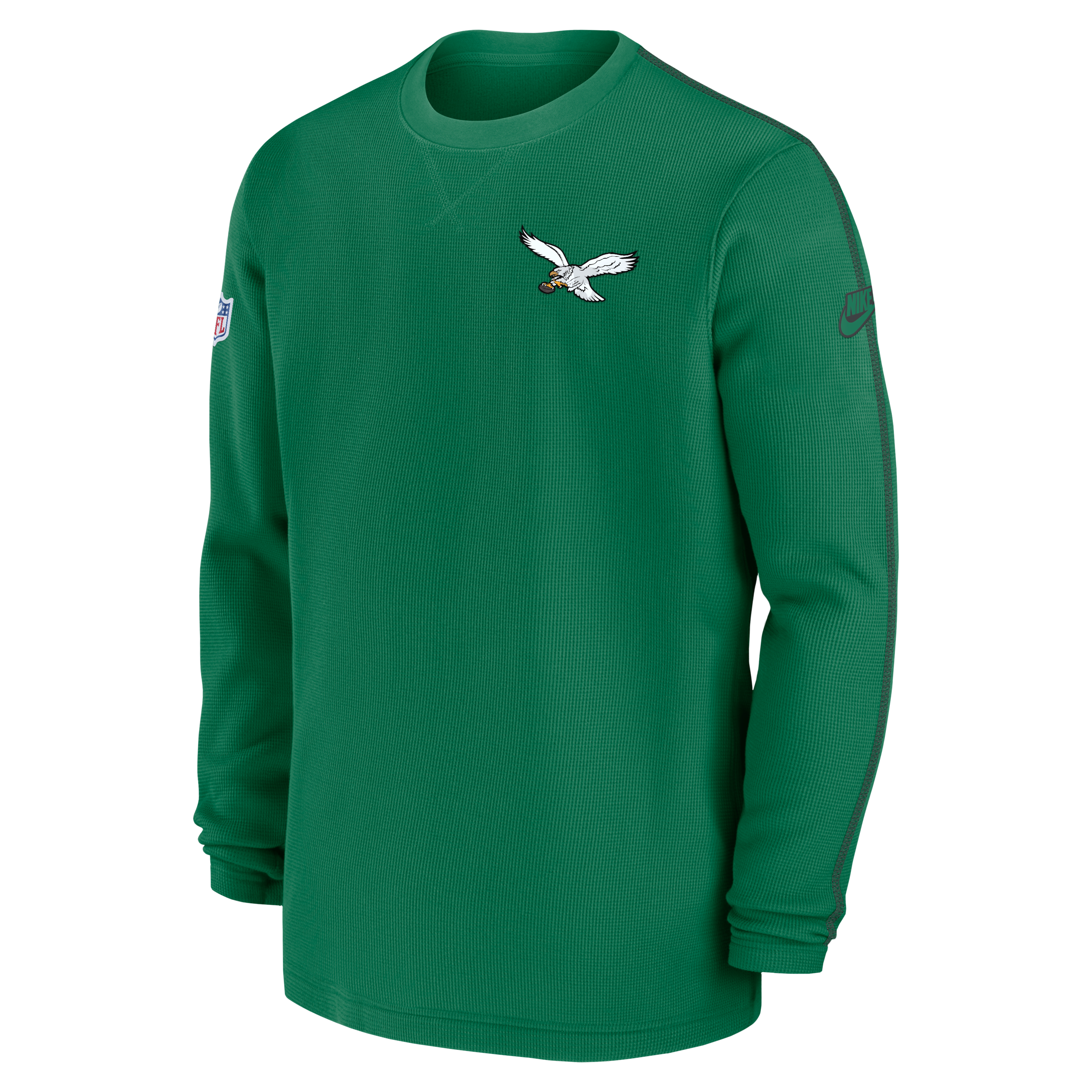 Philadelphia Eagles Logo Coach Men’s Nike NFL Long-Sleeve Top