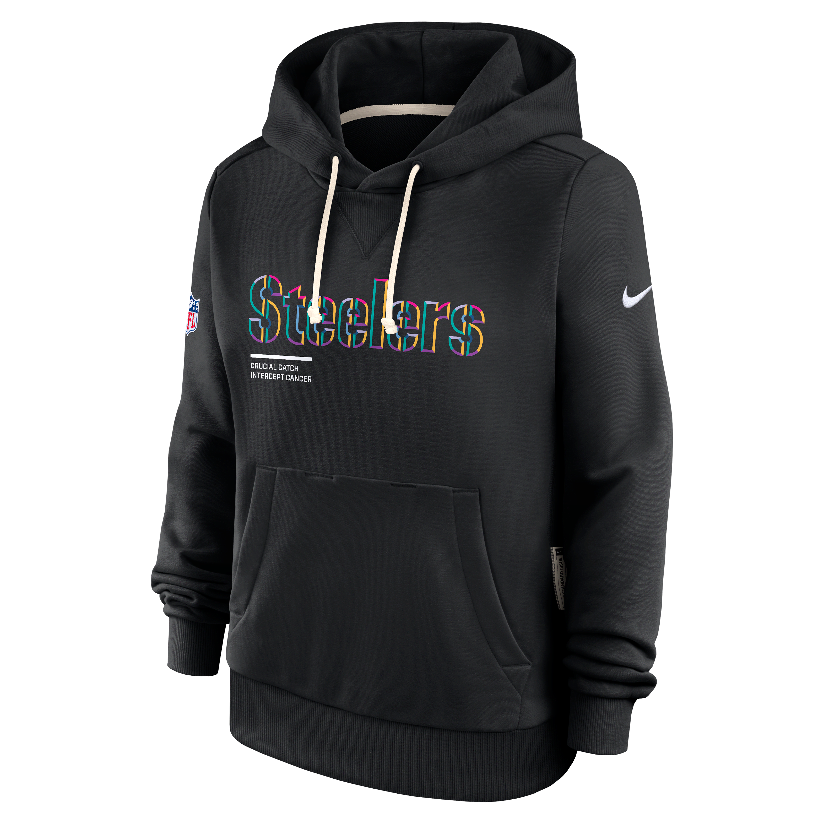 Pittsburgh Steelers Crucial Catch Women's Nike Dri-FIT NFL Pullover Hoodie