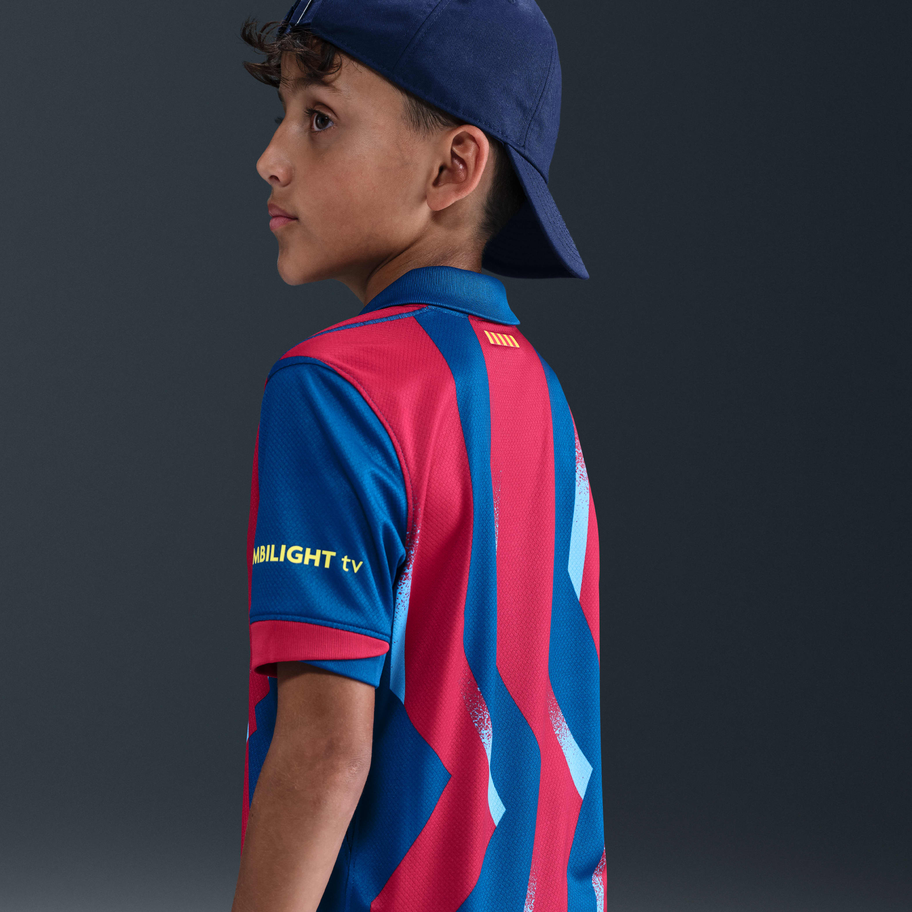 FC Barcelona 2025/26 Stadium Fourth Big Kids' Nike Dri-FIT Soccer Replica Jersey