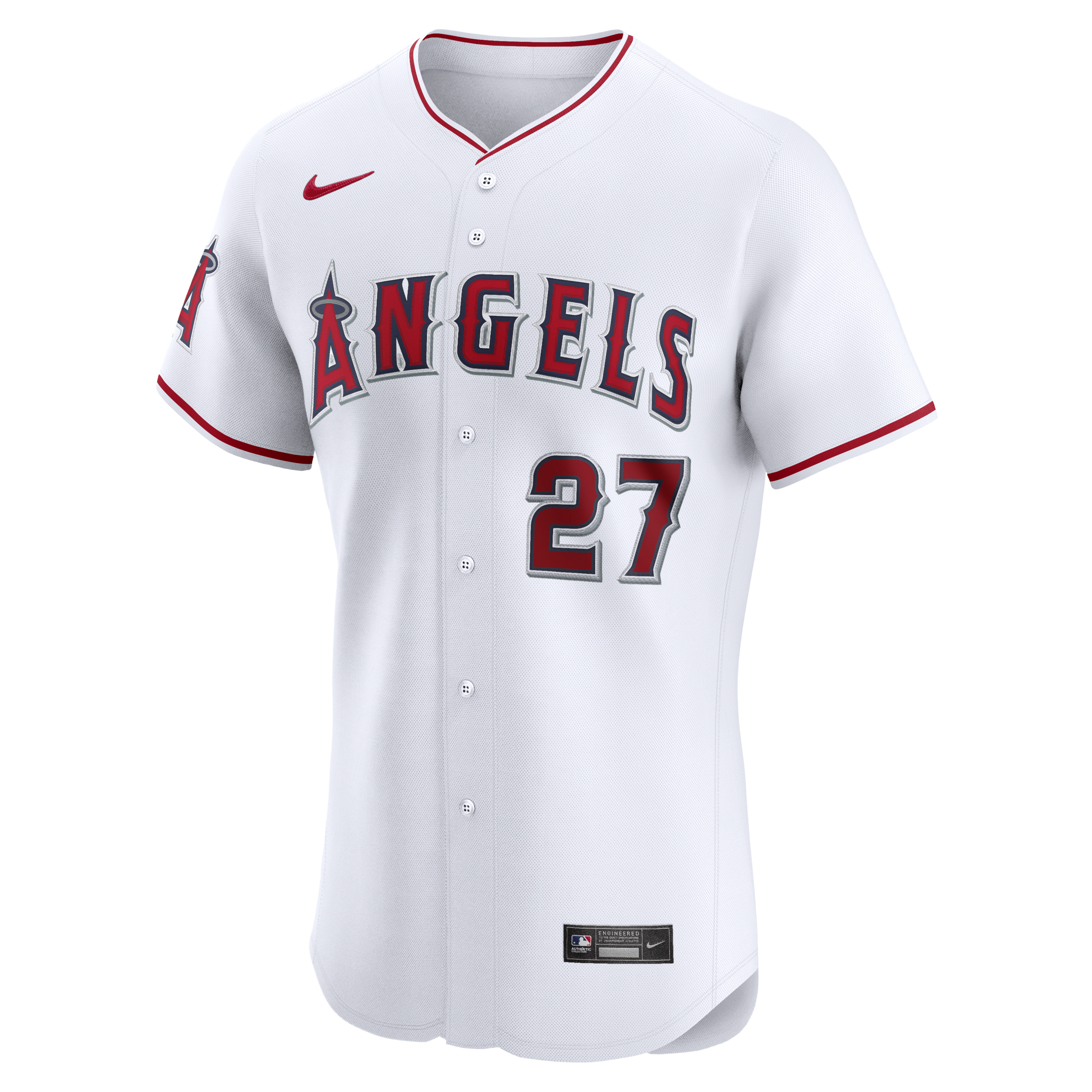 Mike Trout Los Angeles Angels Men's Nike Dri-FIT ADV MLB Elite Jersey