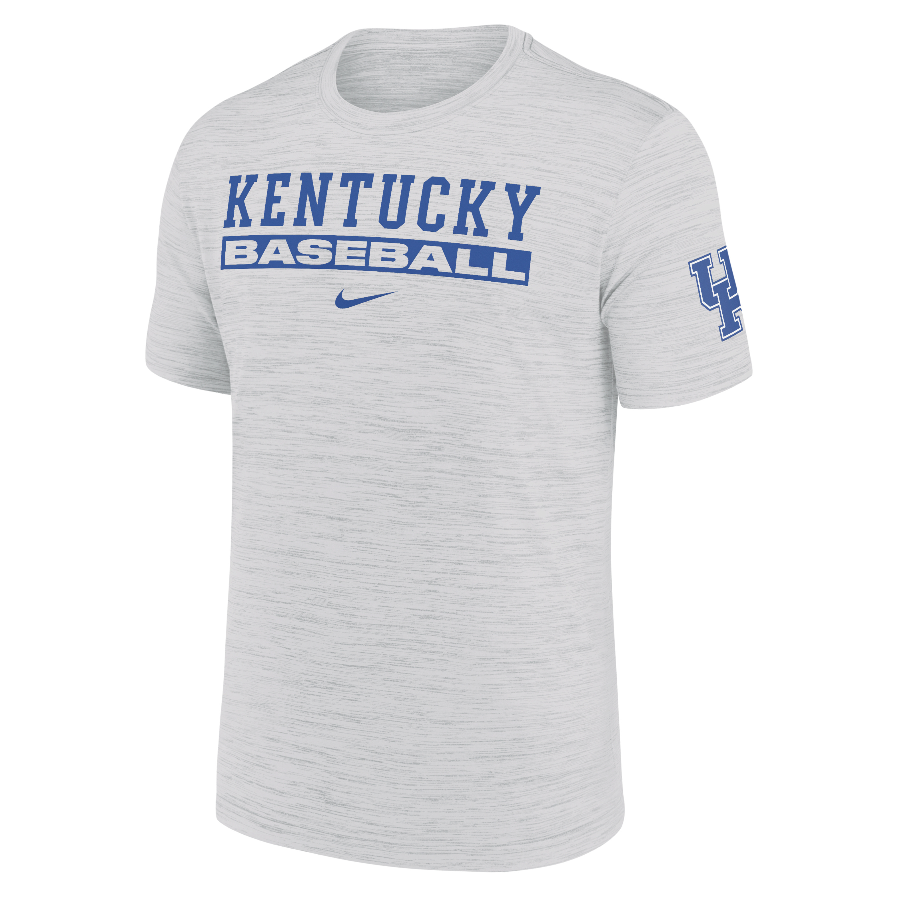 Kentucky Wildcats Velocity Baseball Wordmark Stack Men's Nike Dri-FIT College T-Shirt