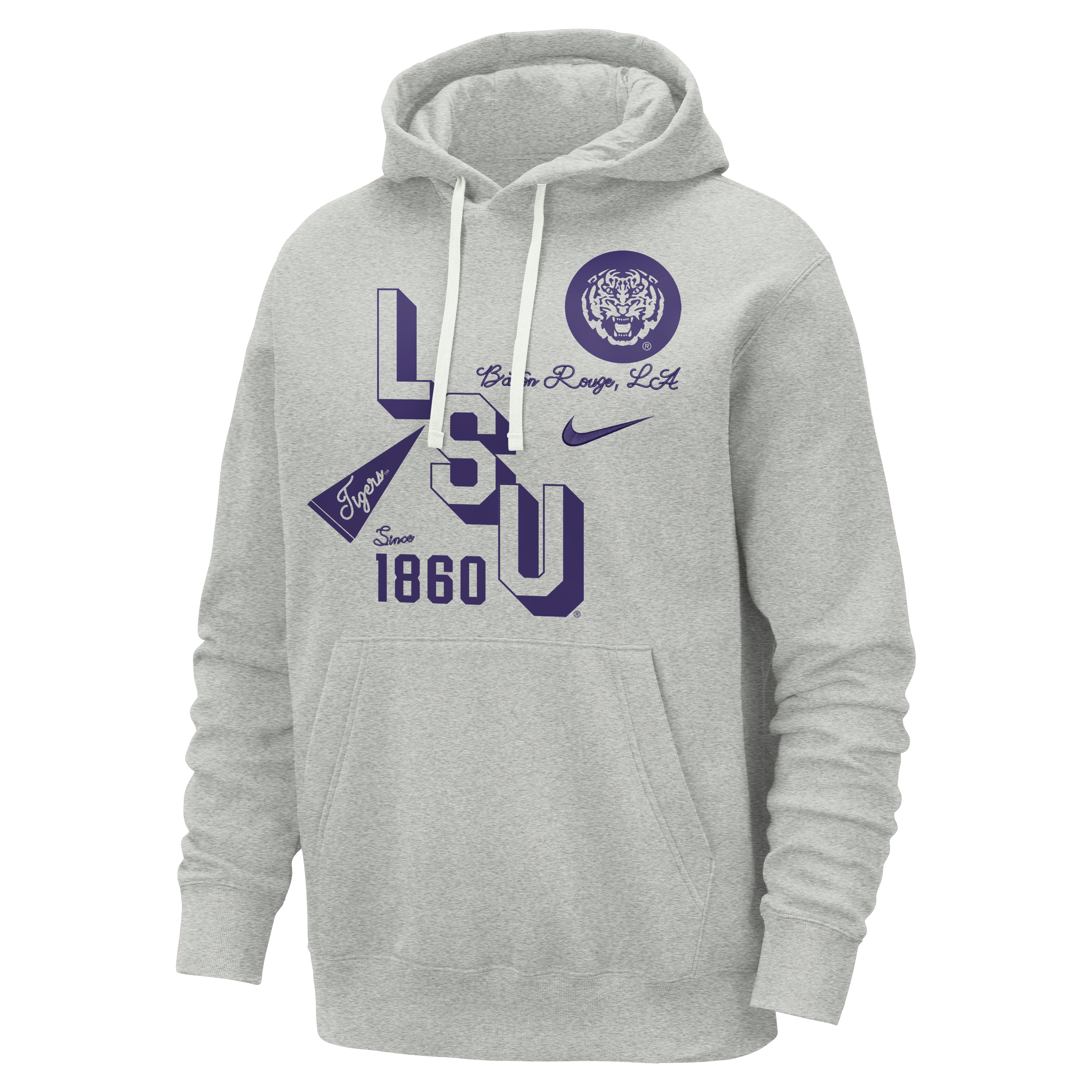 LSU Club Men's Nike College Hoodie