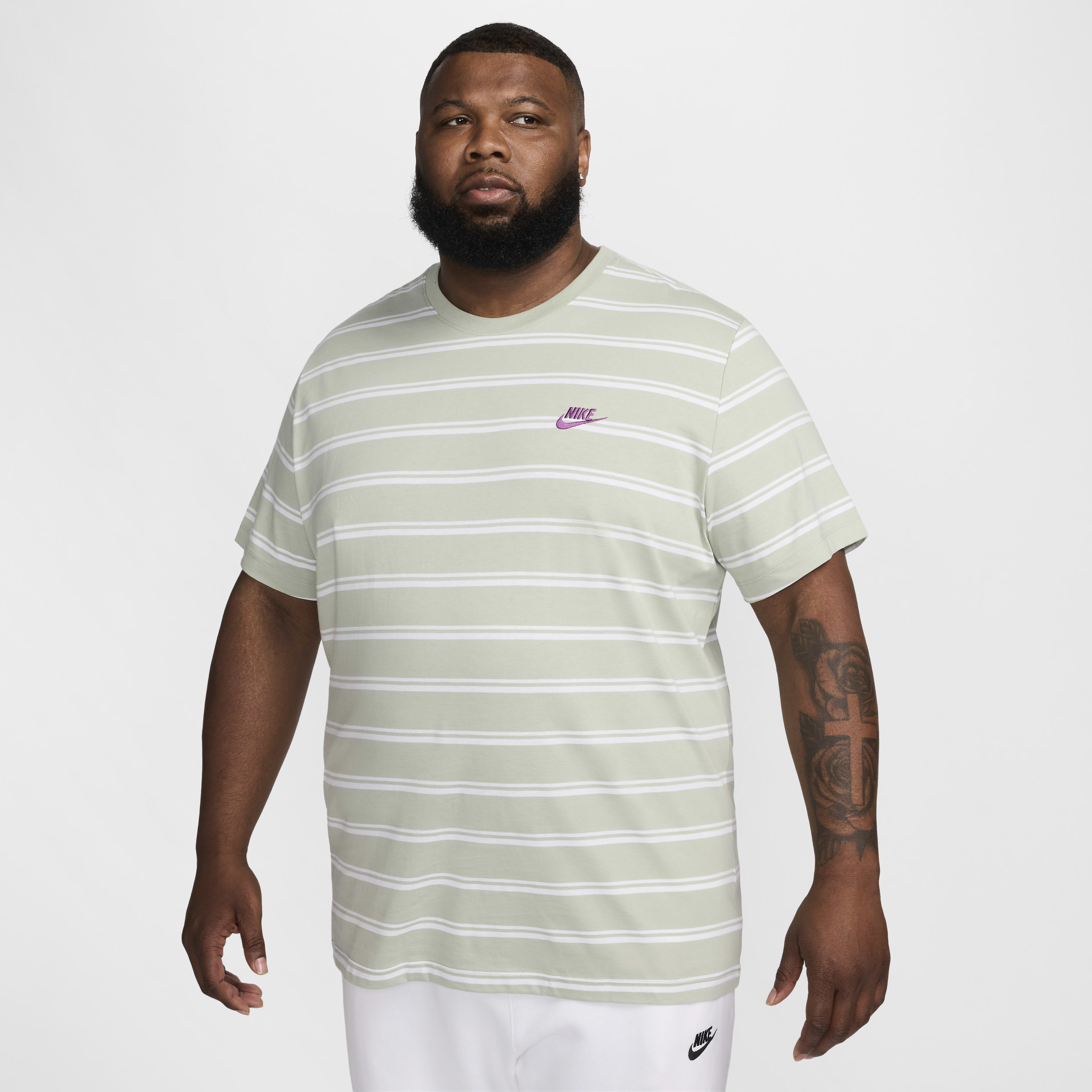 nike oversized stripe t shirt