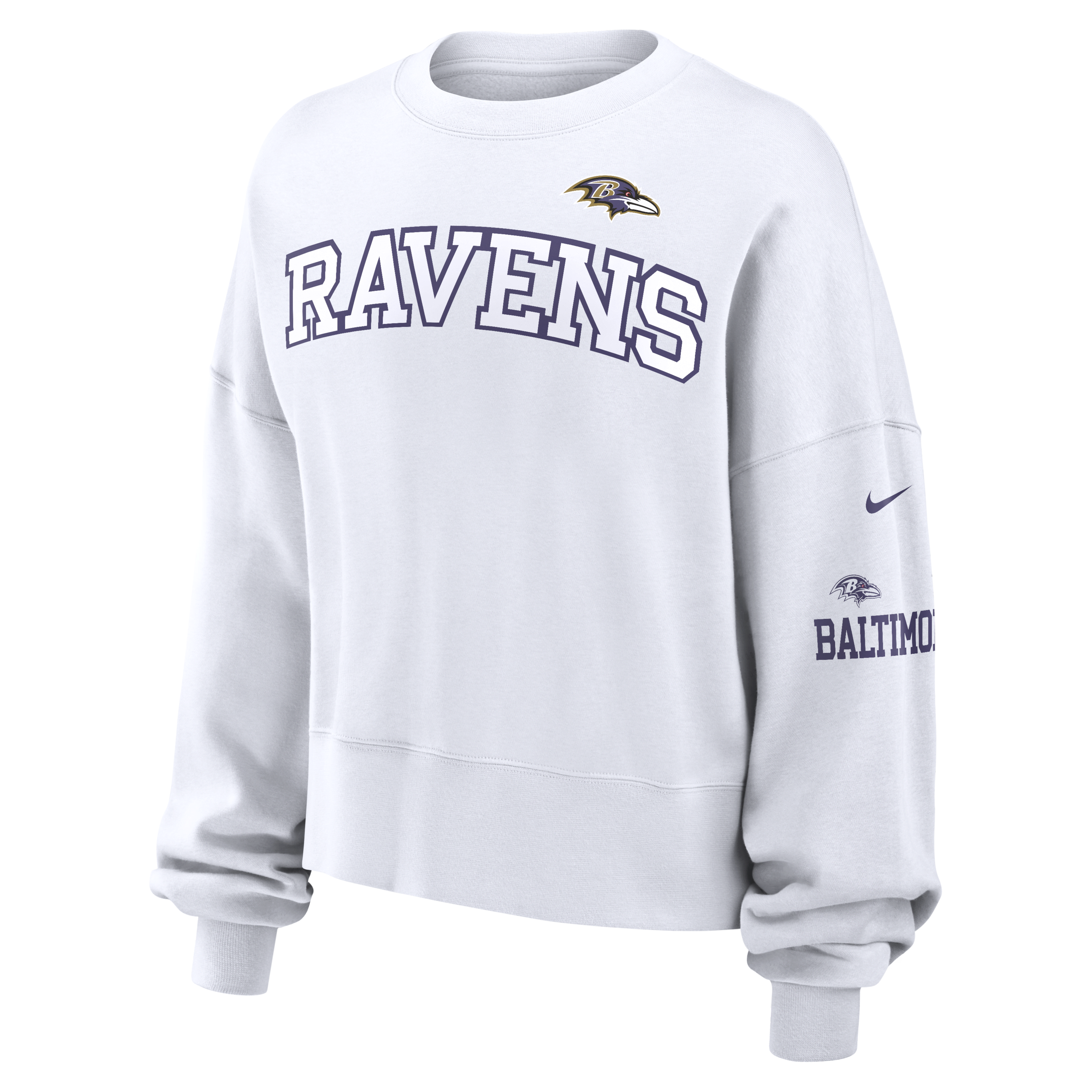 Baltimore Ravens Women's Nike NFL Pullover Crew