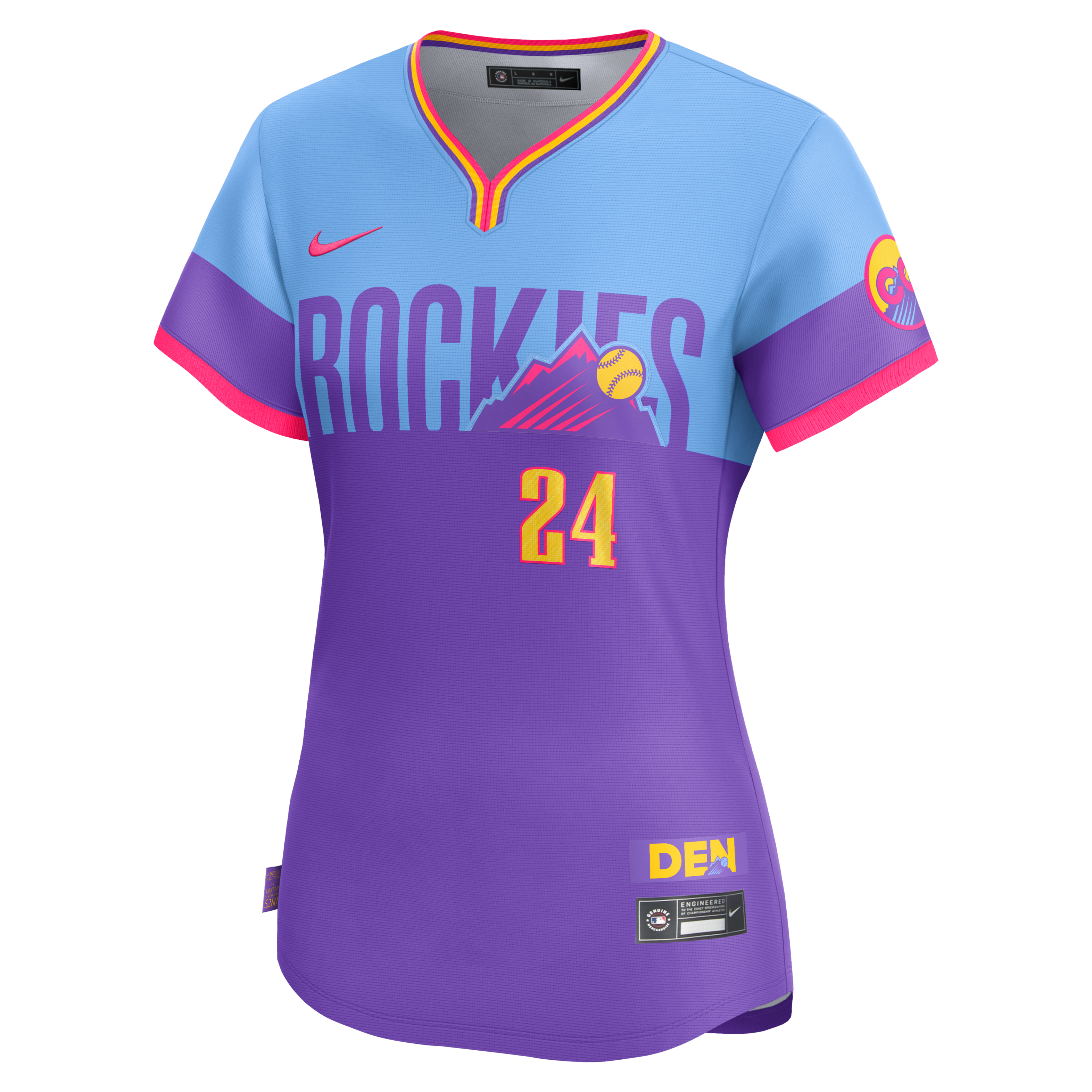 Ryan McMahon Colorado Rockies City Connect Women’s Nike Dri-FIT ADV MLB Limited Jersey