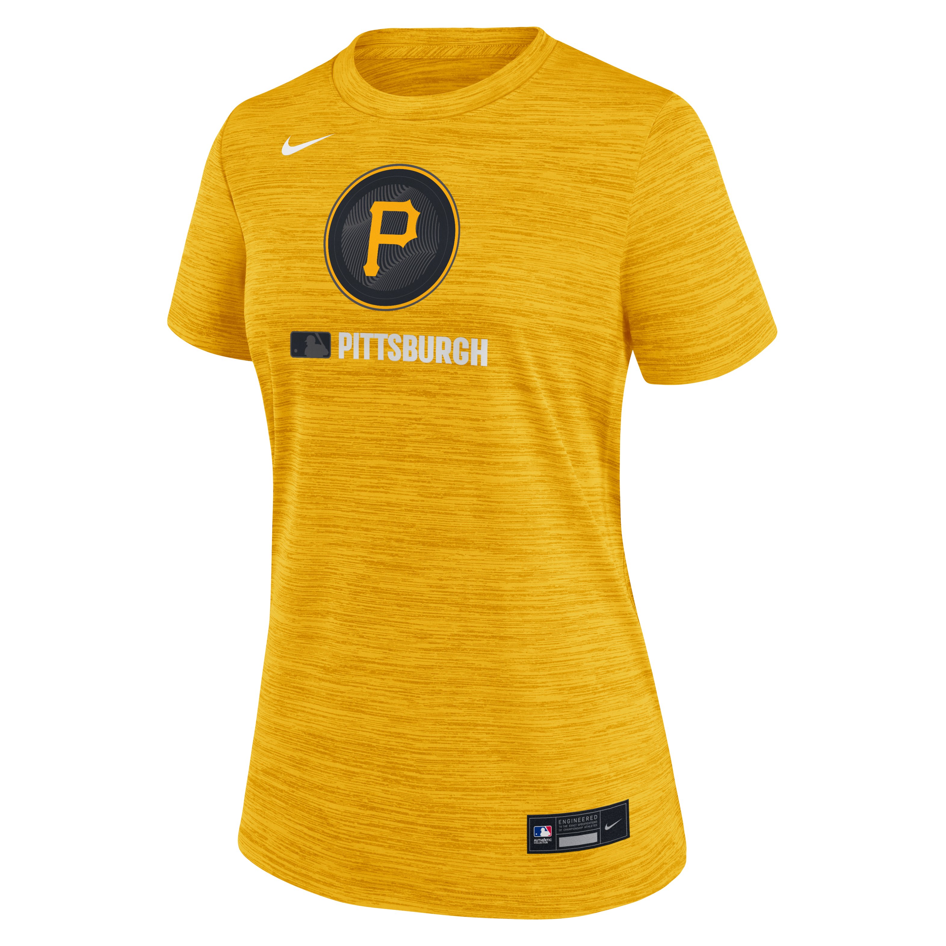 Pittsburgh Pirates Authentic Collection City Connect Velocity Women's Nike Dri-FIT MLB T-Shirt