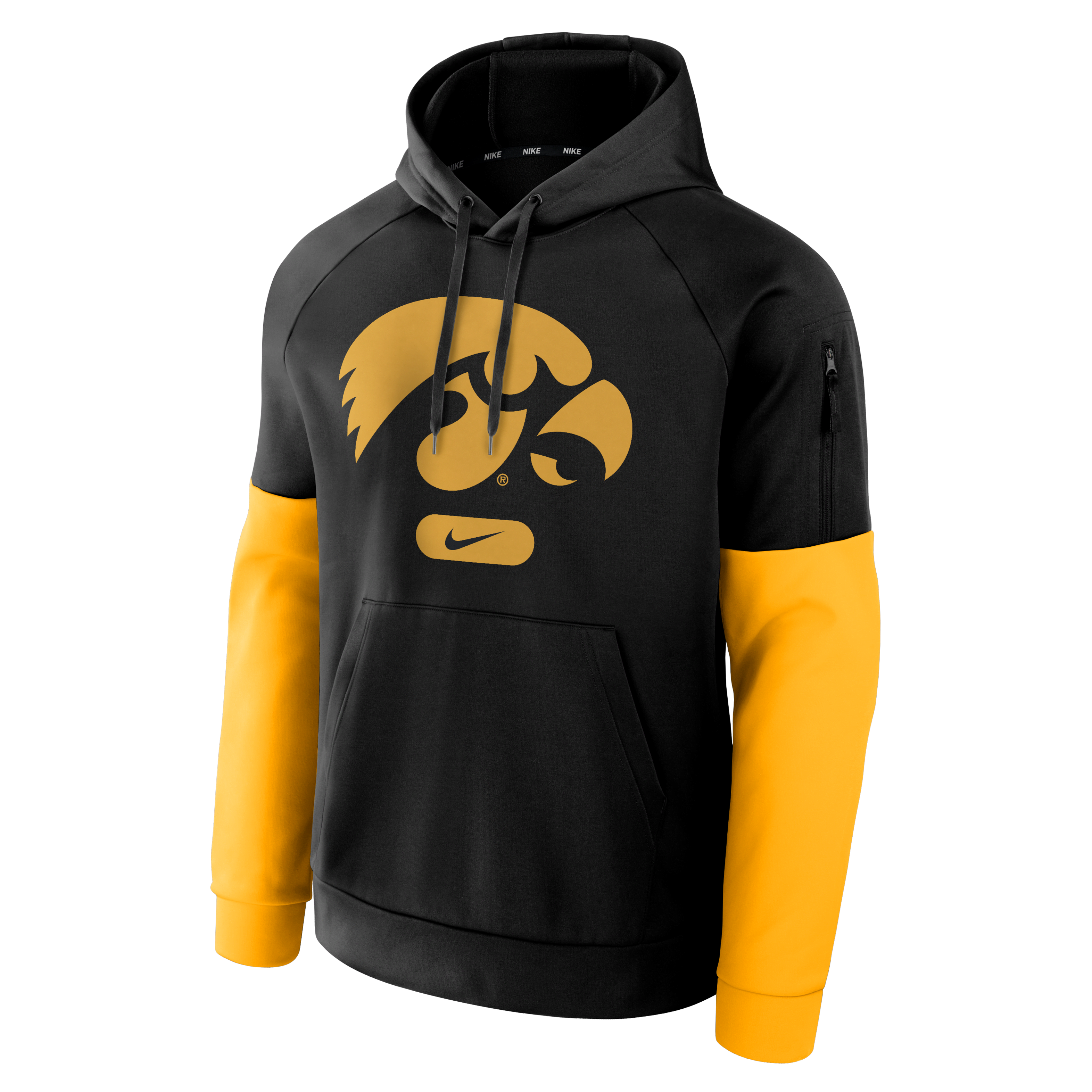 Iowa Hawkeyes Fitness Men’s Nike Therma College Pullover Hoodie