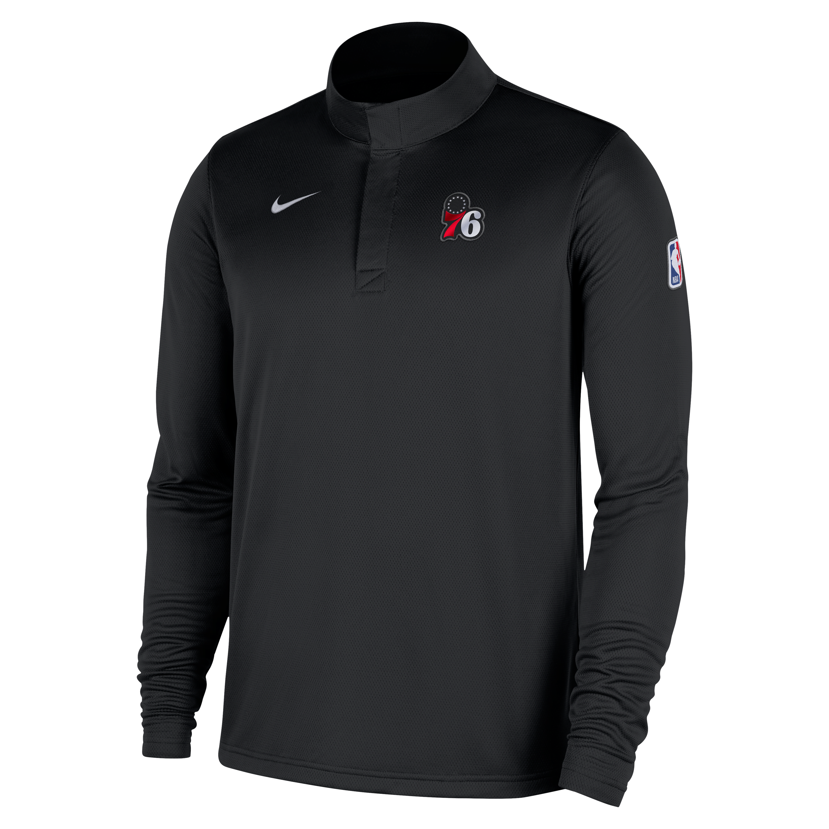 Philadelphia 76ers Men's Nike Dri-FIT NBA 1/4-Zip Long-Sleeve Top