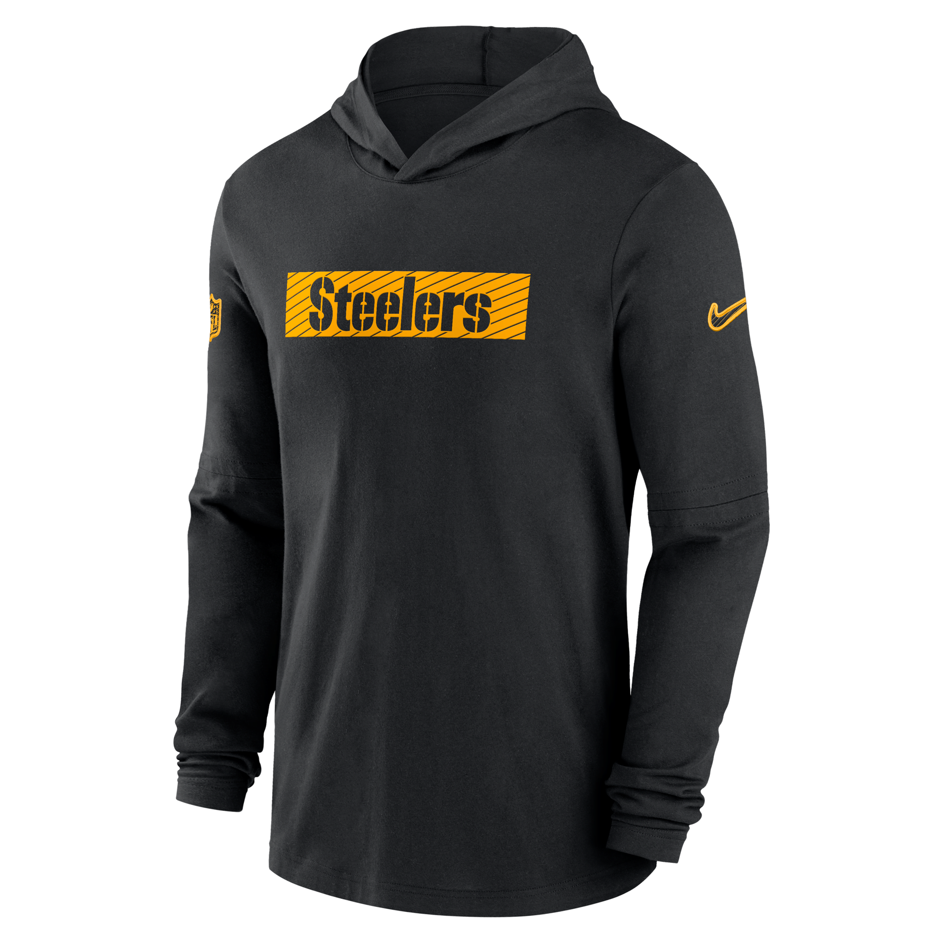 Pittsburgh Steelers Sideline Men's Nike Dri-FIT NFL Long-Sleeve Hooded Top