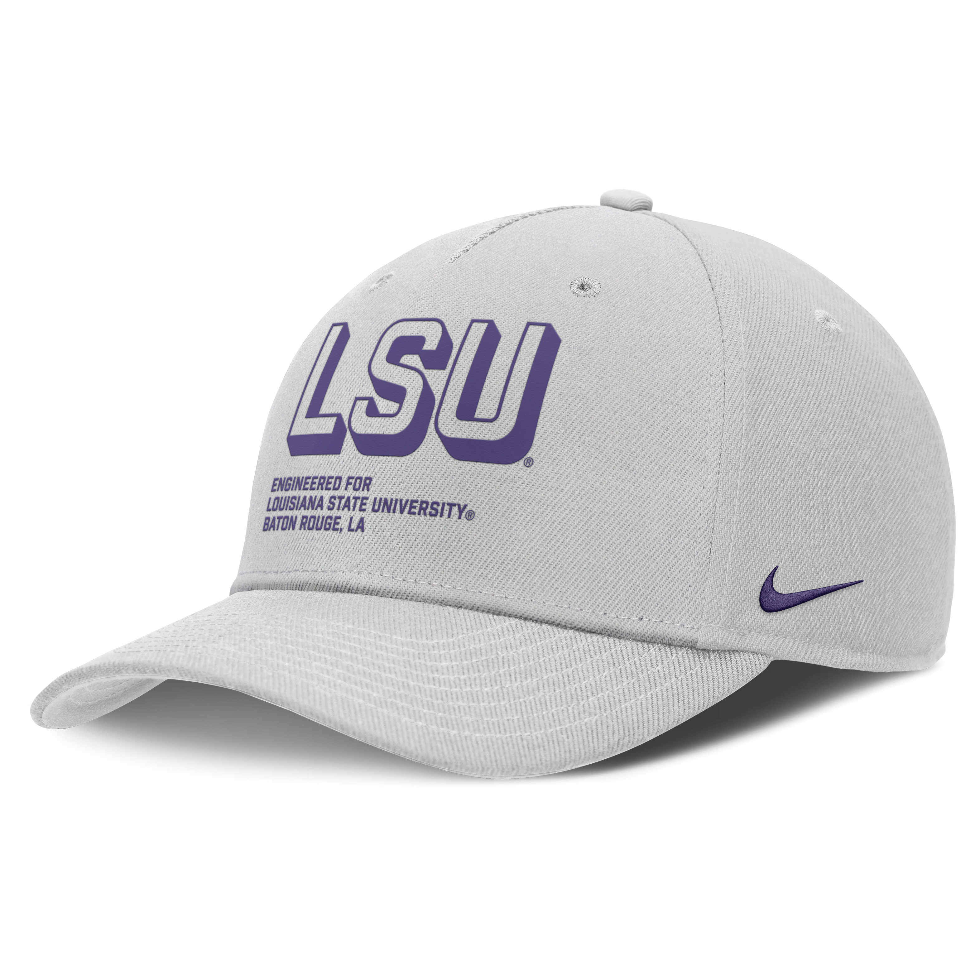 LSU On-Field Primetime Rise Men's Nike College Adjustable Hat