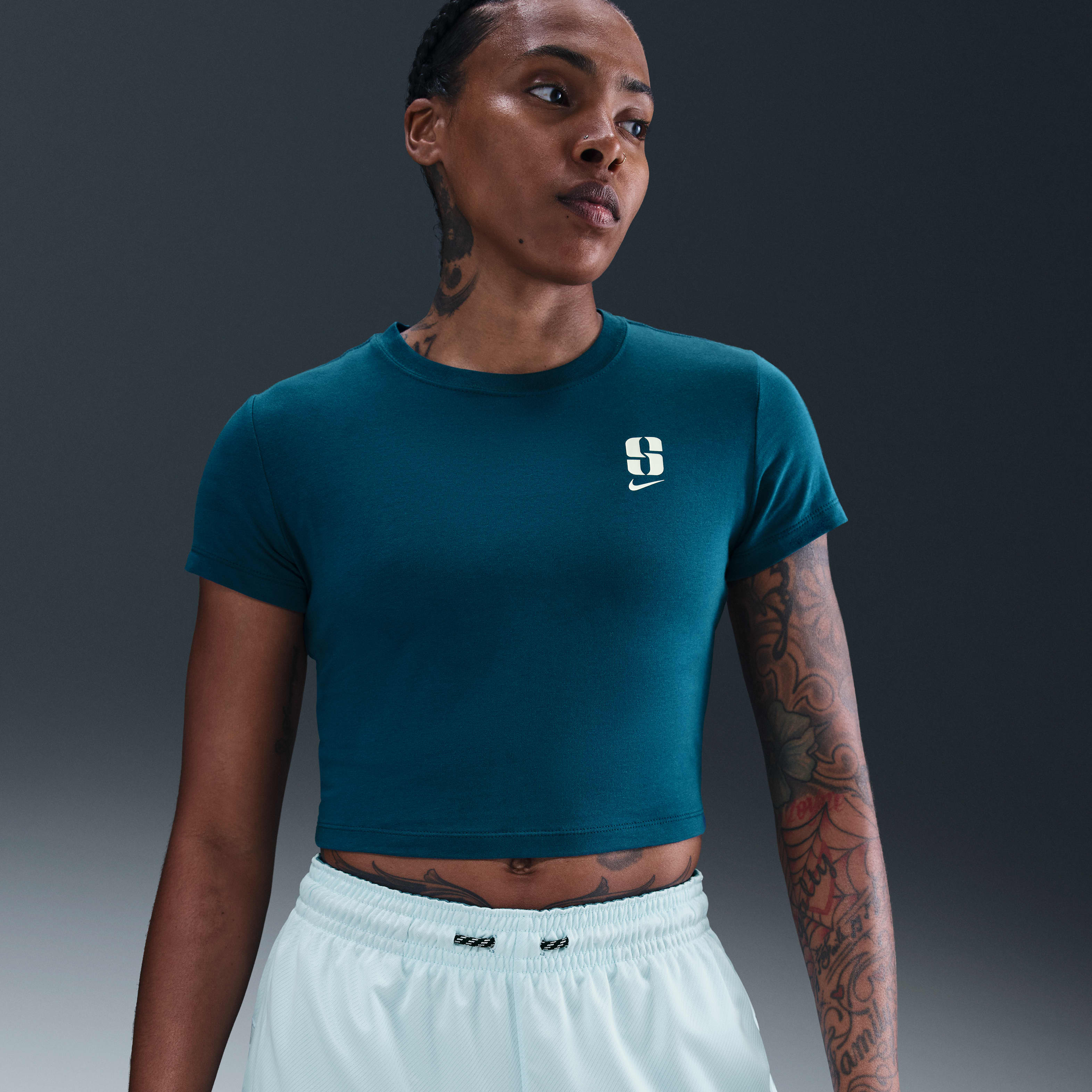 Sabrina Women's Short-Sleeve Cropped T-Shirt