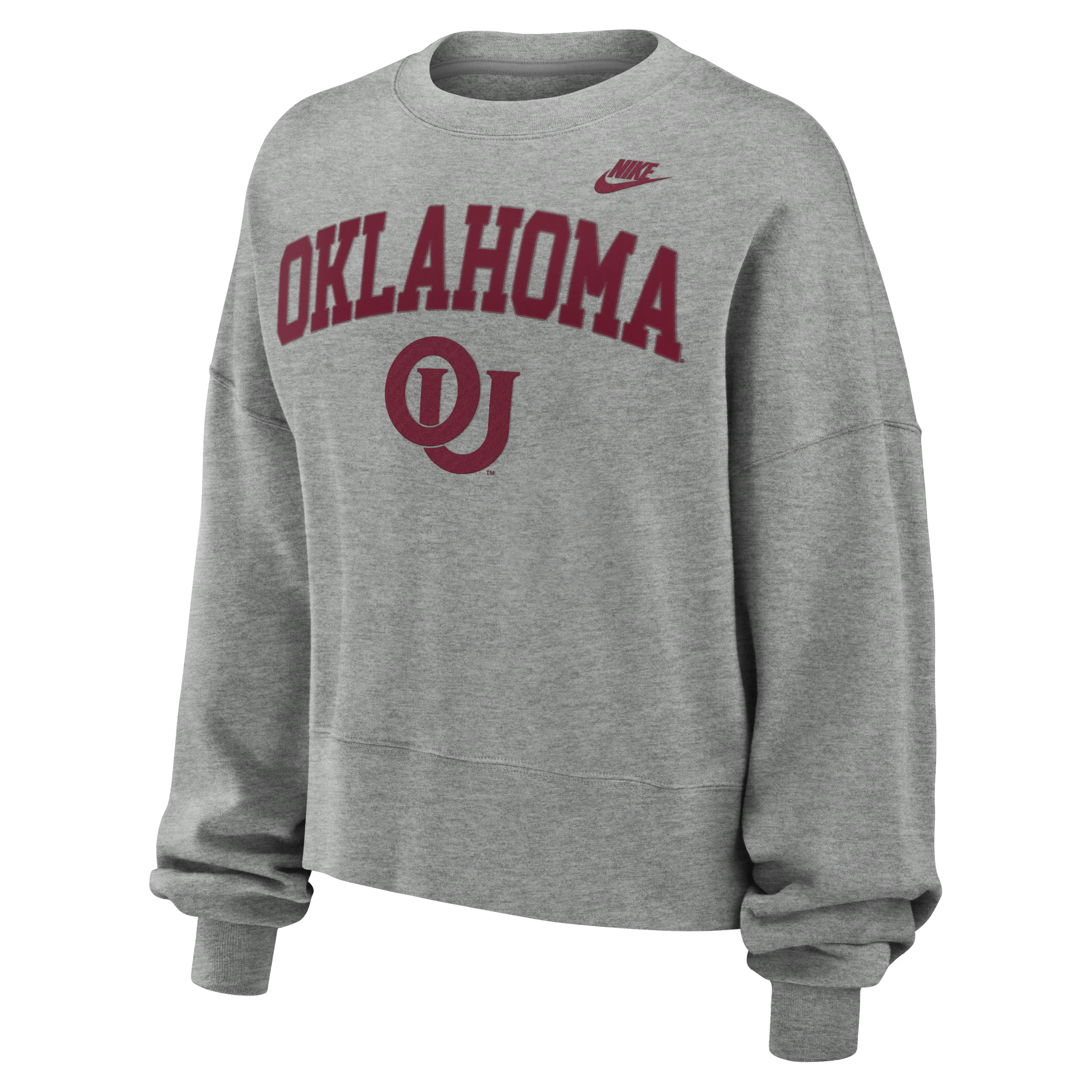 Oklahoma Sooners Legacy Classic Arch Women's Nike College Pullover Crew