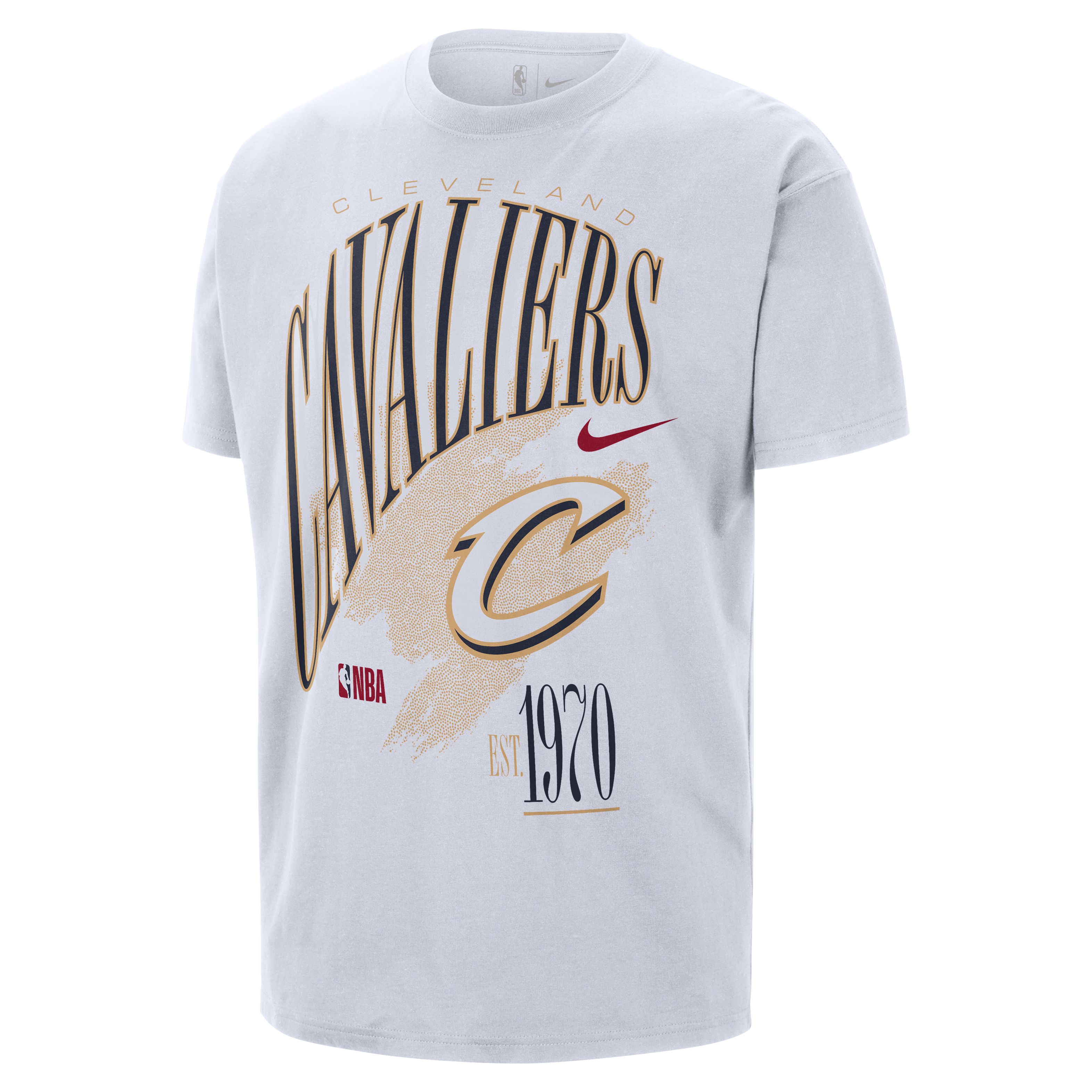 Cleveland Cavaliers Hardwood Classics Vintage Men's Short-Sleeve Ringer T-Shirt