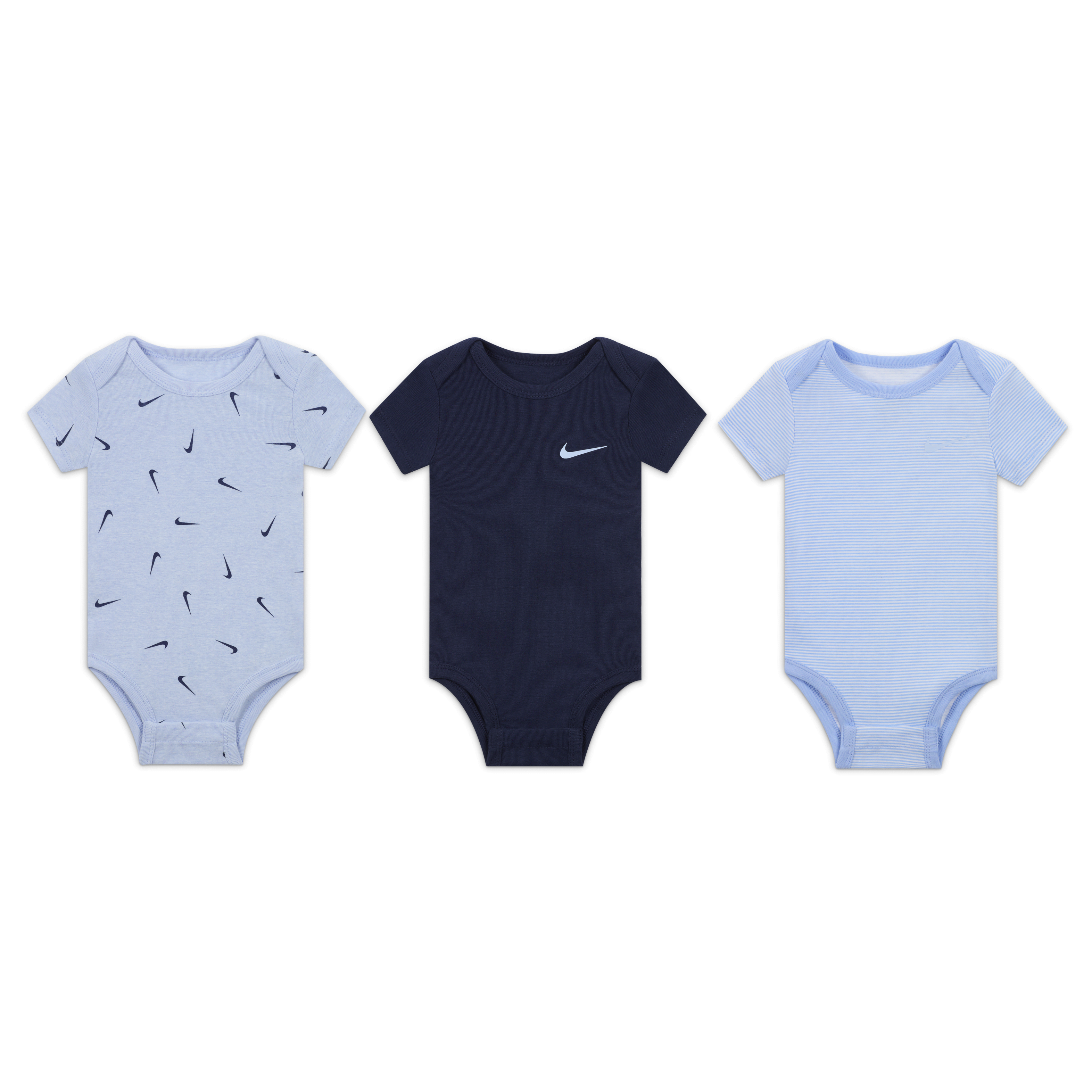 Nike Baby Essentials (0-9M) 3-Pack Bodysuits