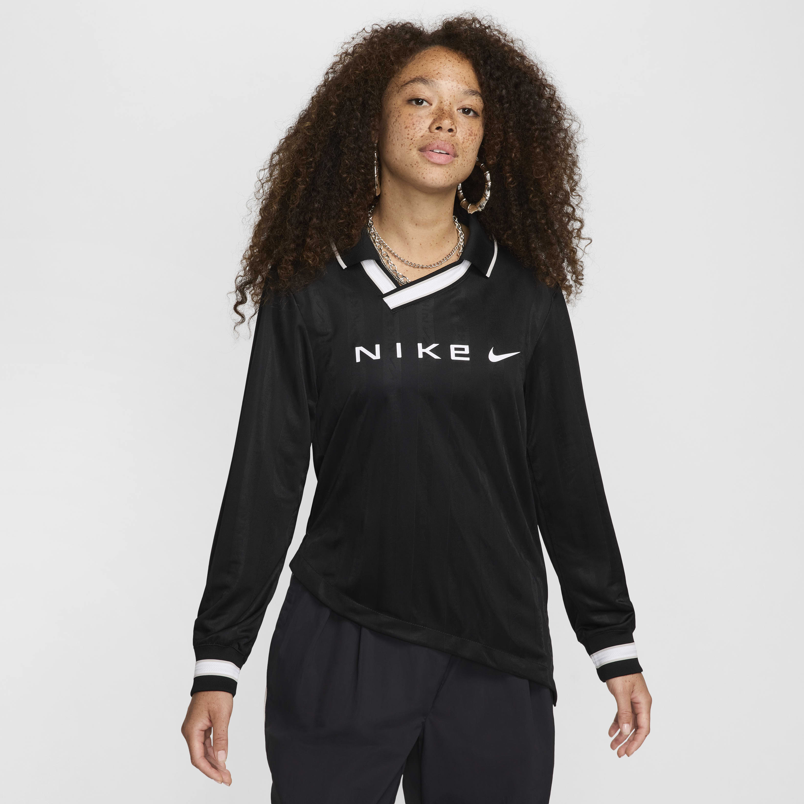 Camisola de manga comprida em jacquard Dri-FIT Nike Sportswear Collection para mulher