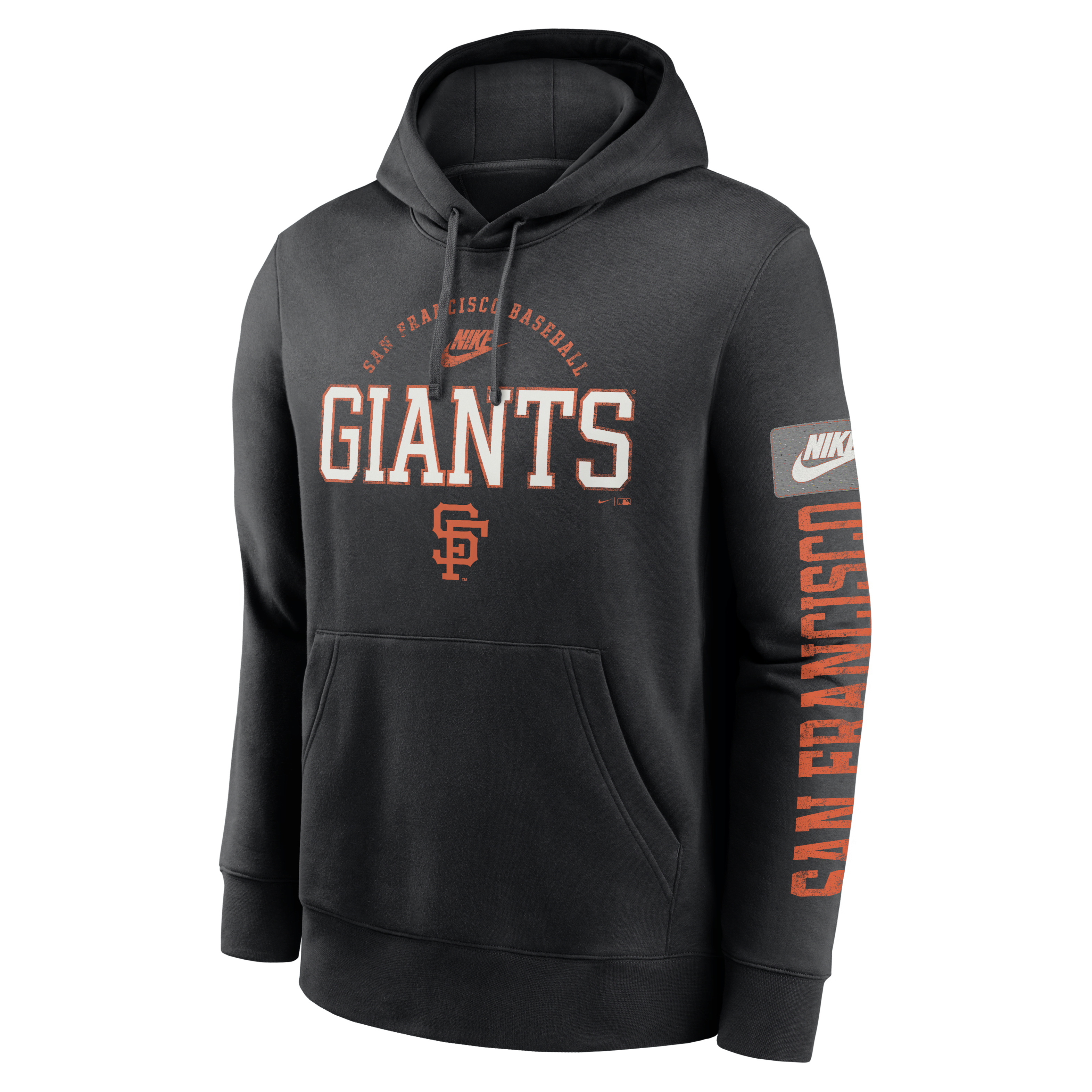 San Francisco Giants Cooperstown Splitter Club Men’s Nike MLB Pullover Hoodie