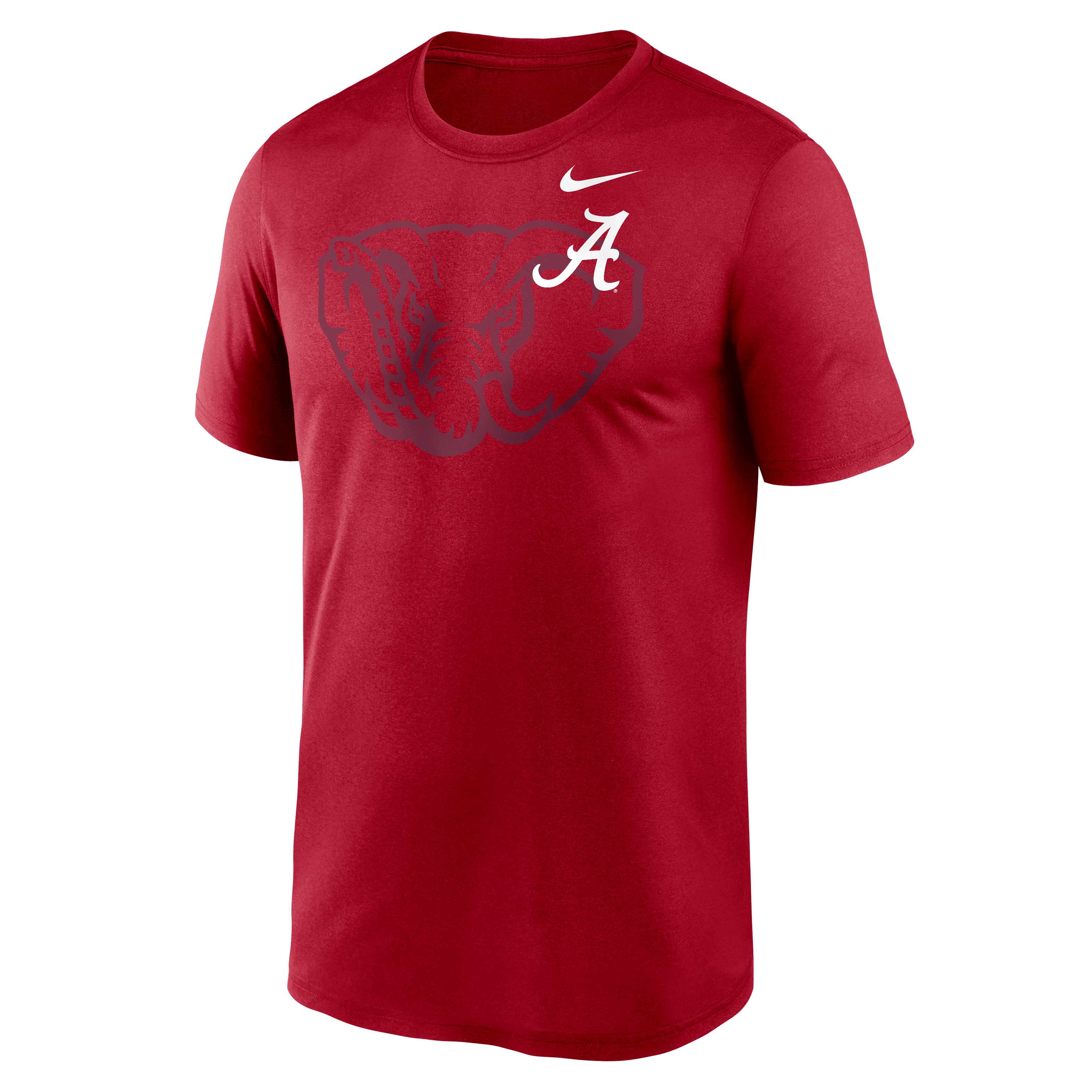 Alabama Campus Legend Shadow Logo Men's Nike Dri-FIT College T-Shirt