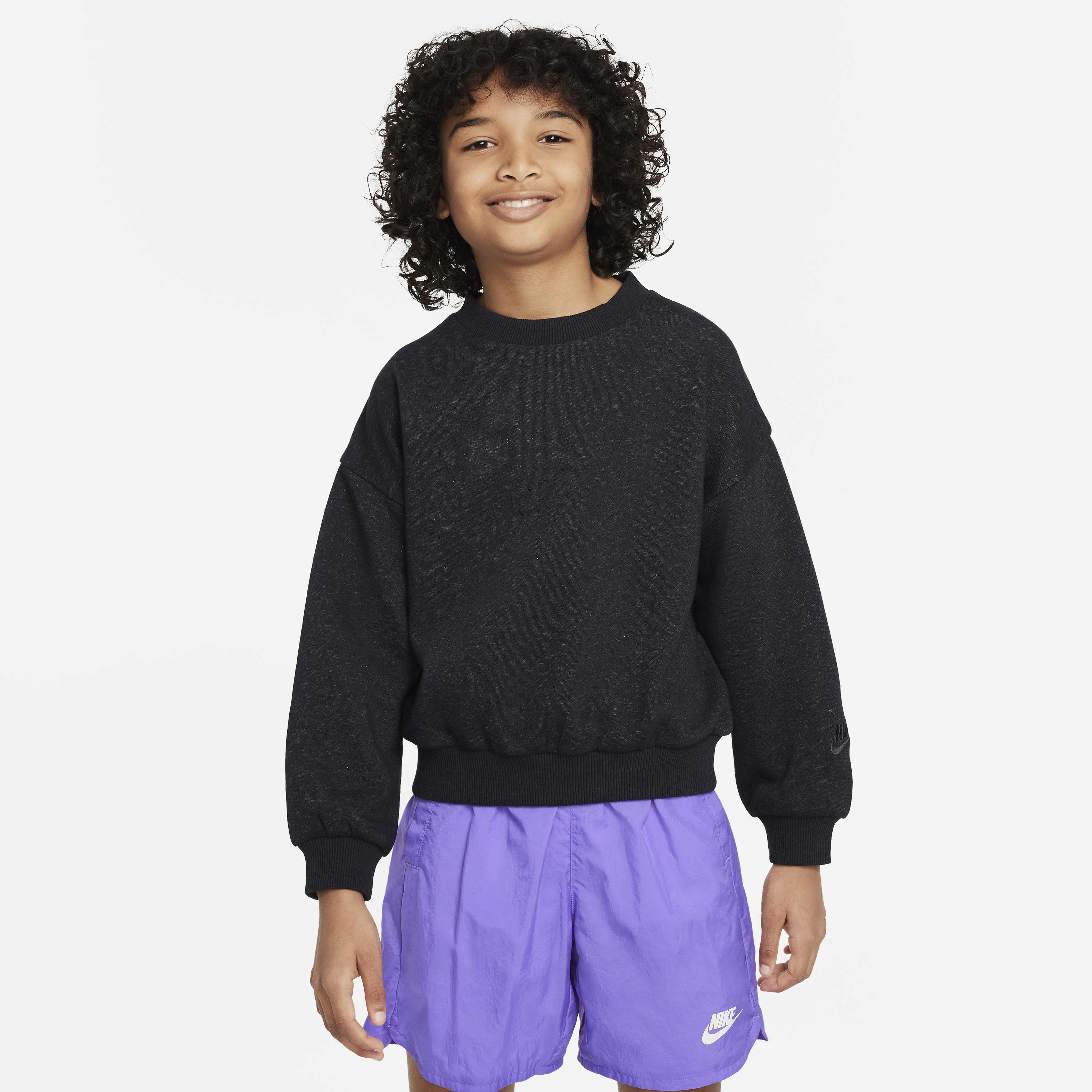 Nike Sportswear Icon Fleece Big Kids' Oversized Sweatshirt