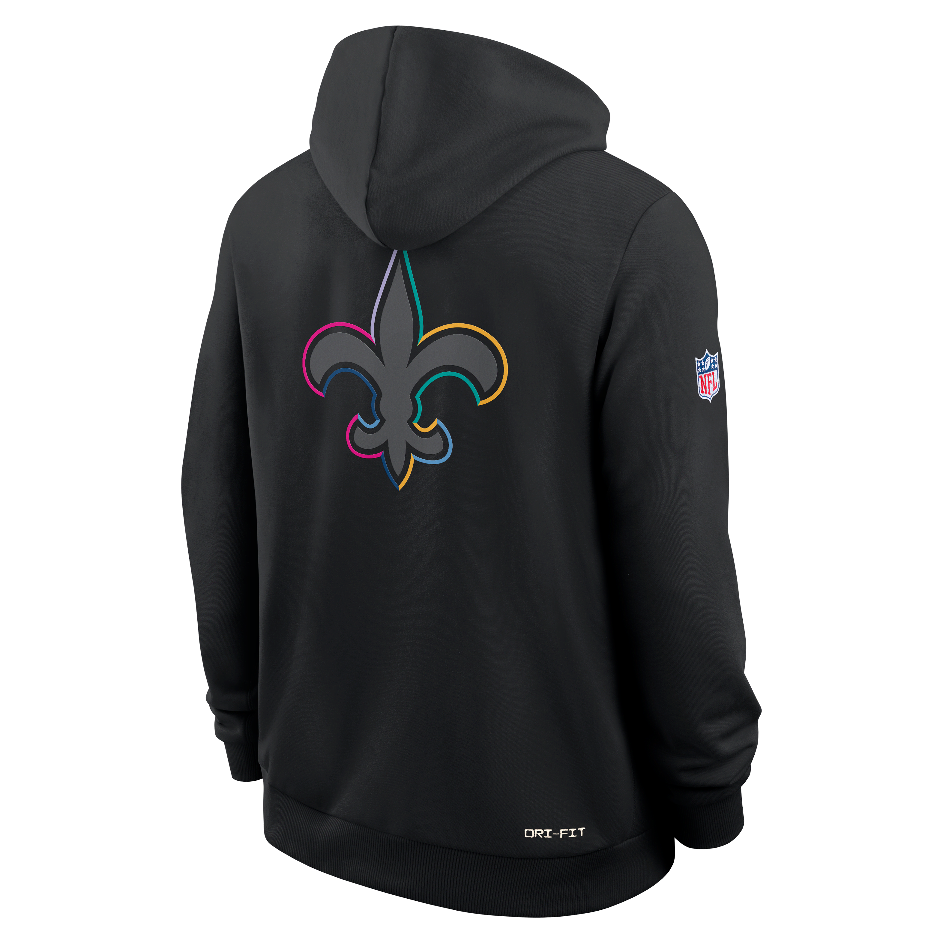 New Orleans Saints Crucial Catch Sideline Men's Nike Dri-FIT NFL Pullover Hoodie