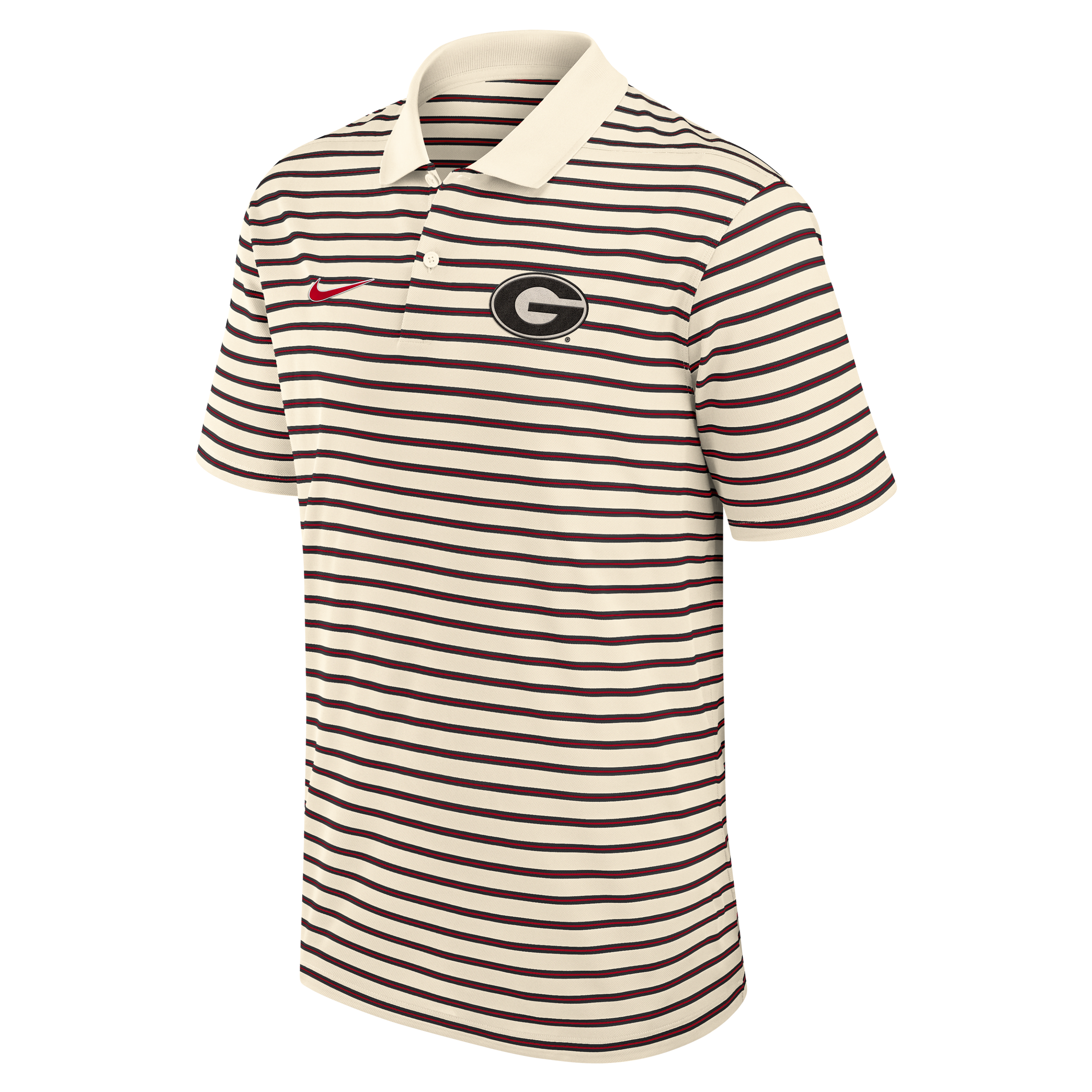 Georgia Striped Men's Nike Dri-FIT College Polo