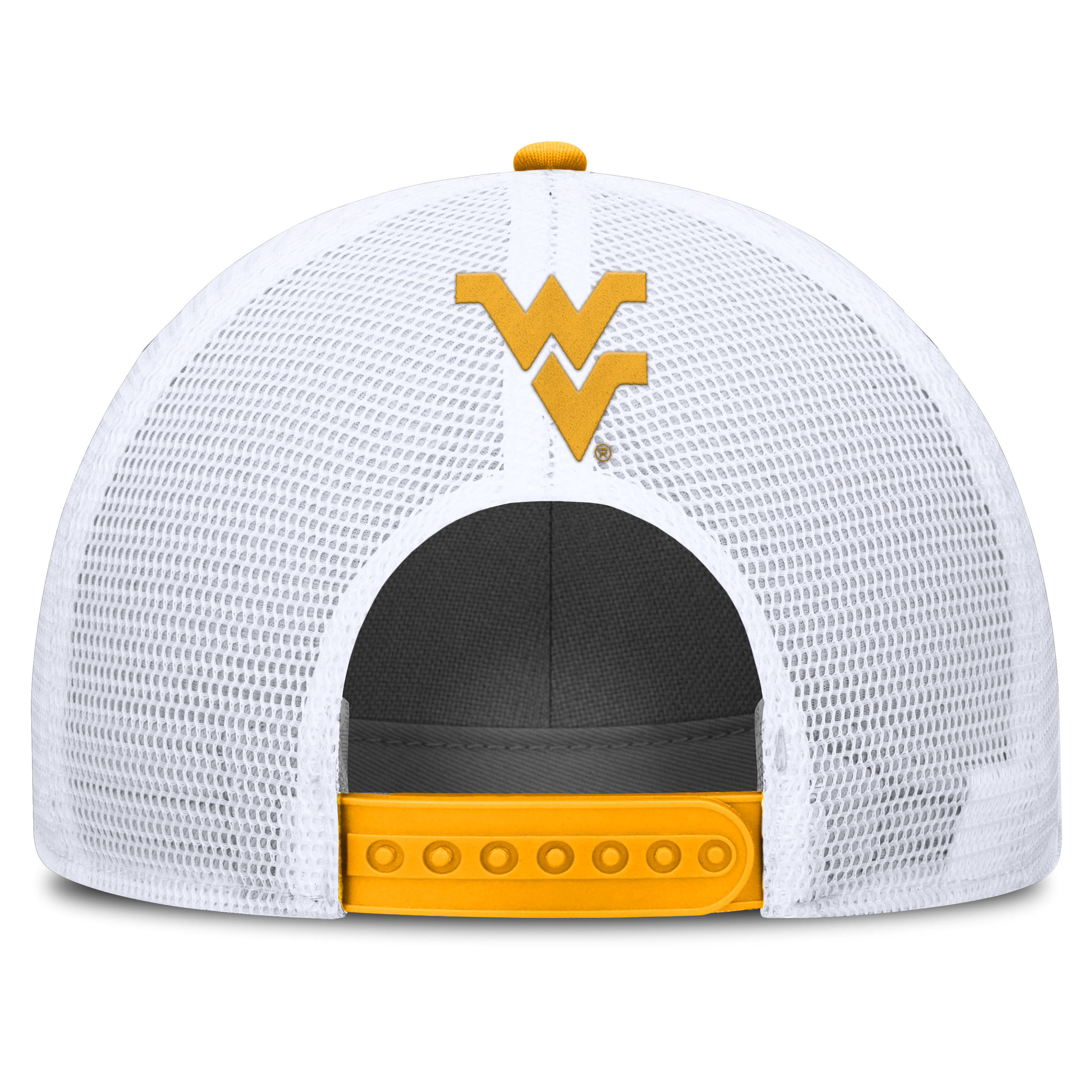 West Virginia On-Field Rise Engineered Men's Nike College Trucker Adjustable Hat