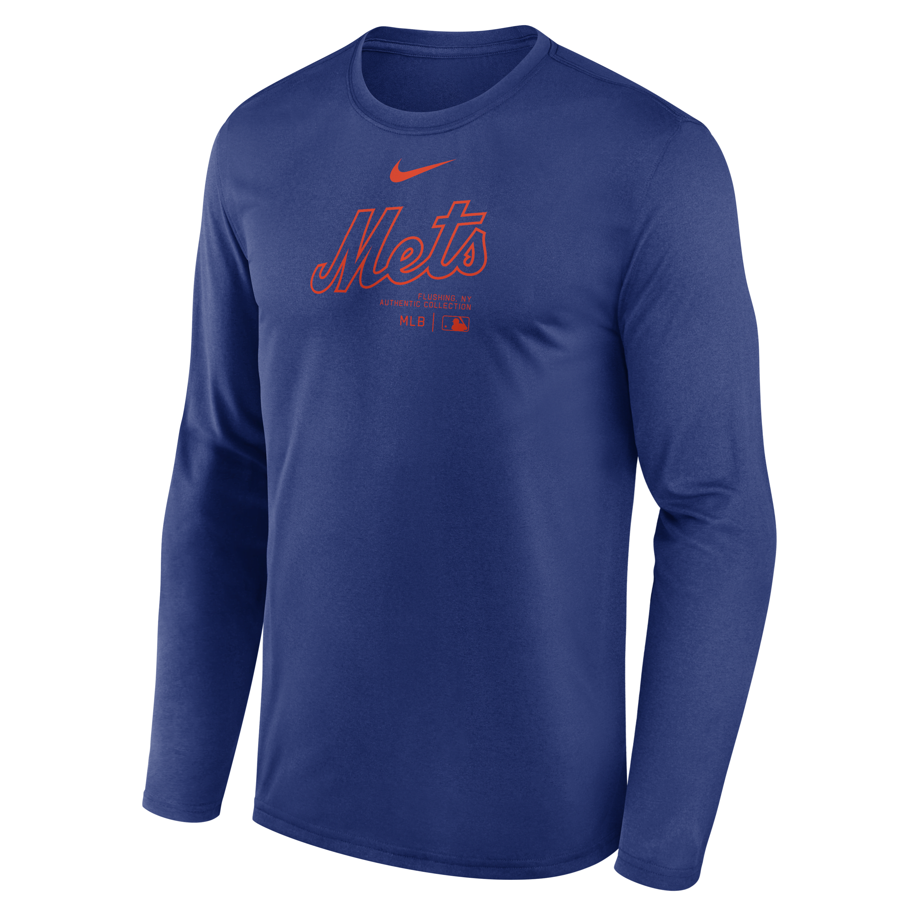 New York Mets Authentic Collection Practice Men's Nike Dri-FIT MLB Long-Sleeve T-Shirt