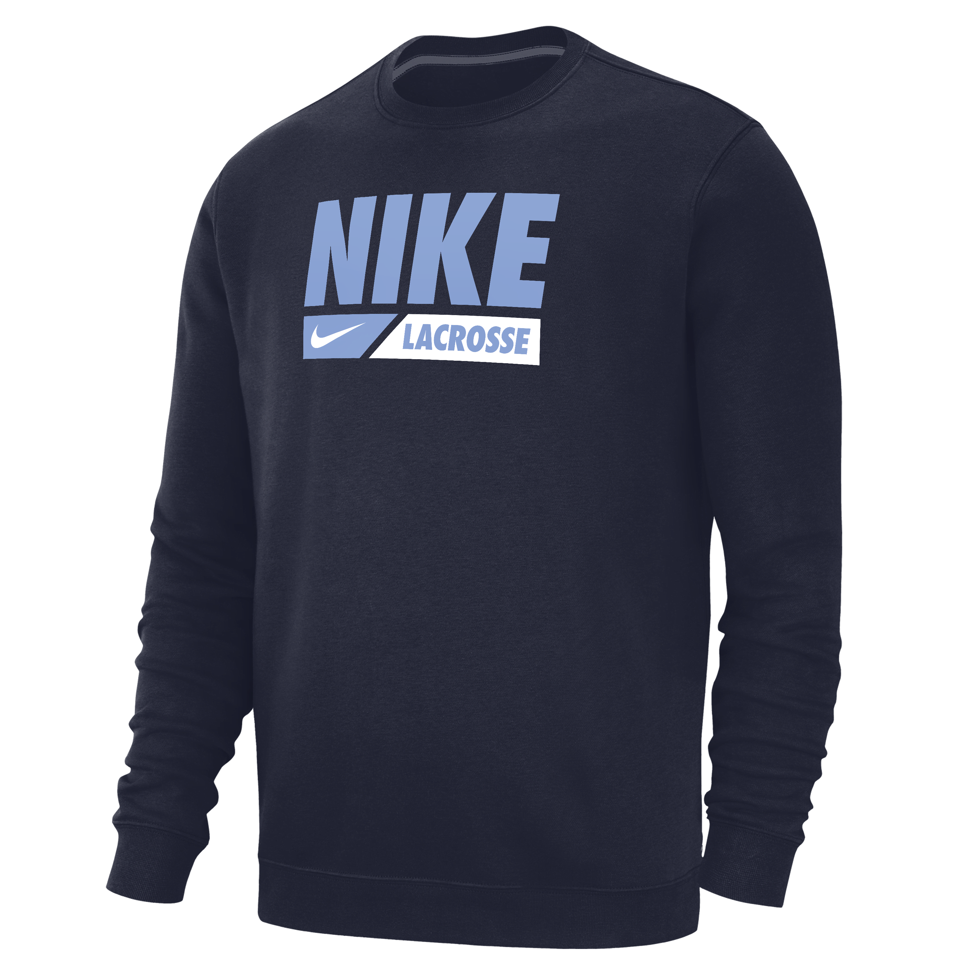 Nike Club Fleece Men's Lacrosse Crew-Neck Pullover Top