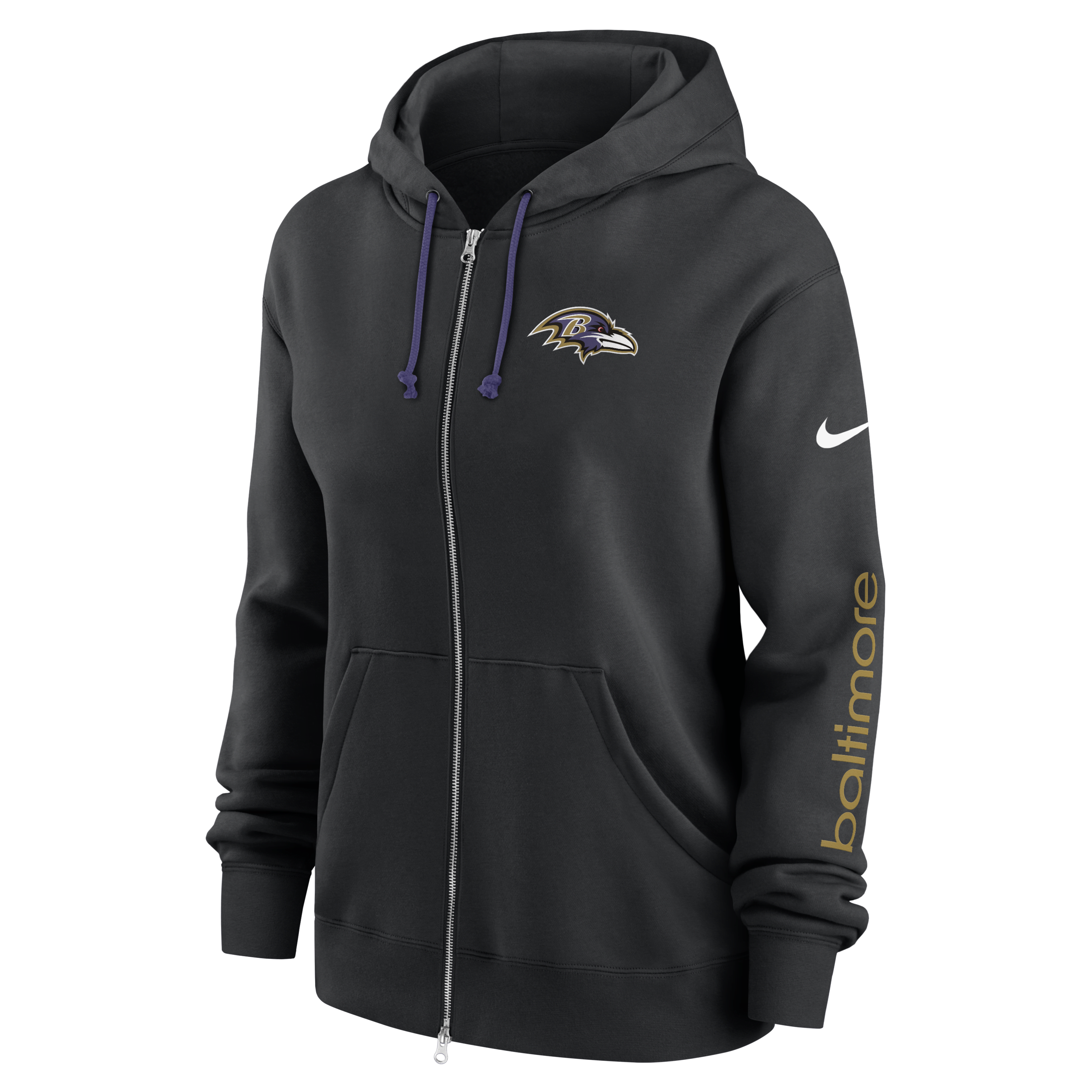 Baltimore Ravens Phoenix Women's Nike NFL Full-Zip Hoodie