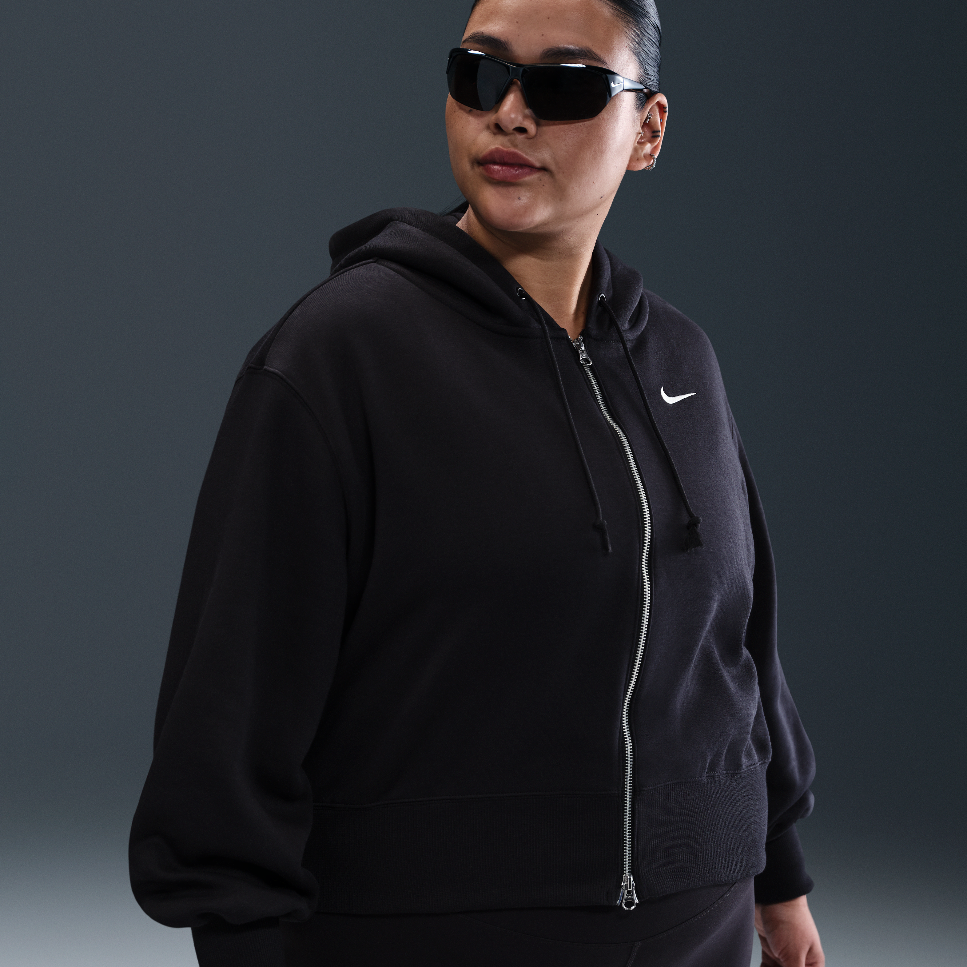Nike Sportswear Phoenix Fleece Women's Loose Cropped Full-Zip Hoodie