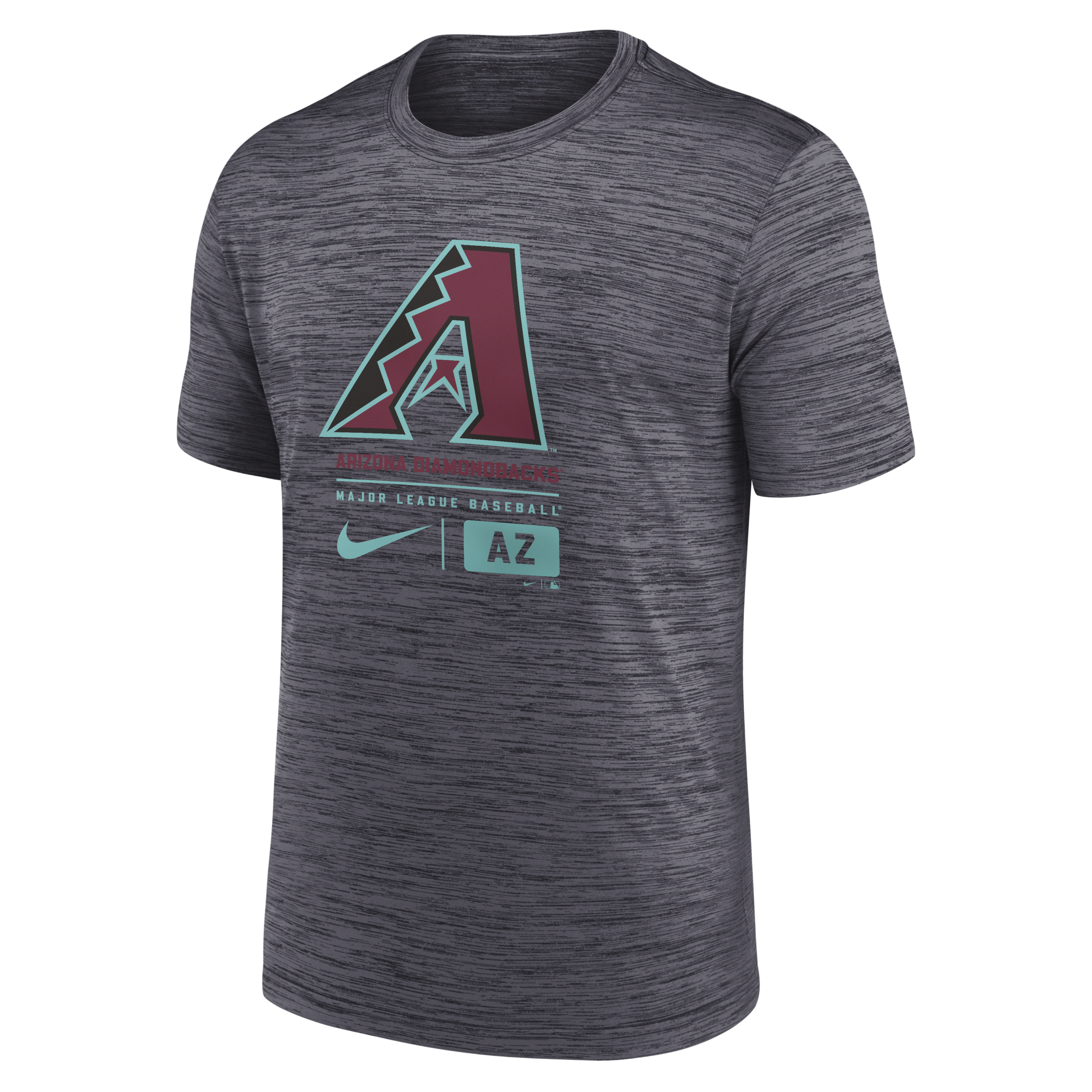 Arizona Diamondbacks Large Logo Velocity Men's Nike MLB T-Shirt