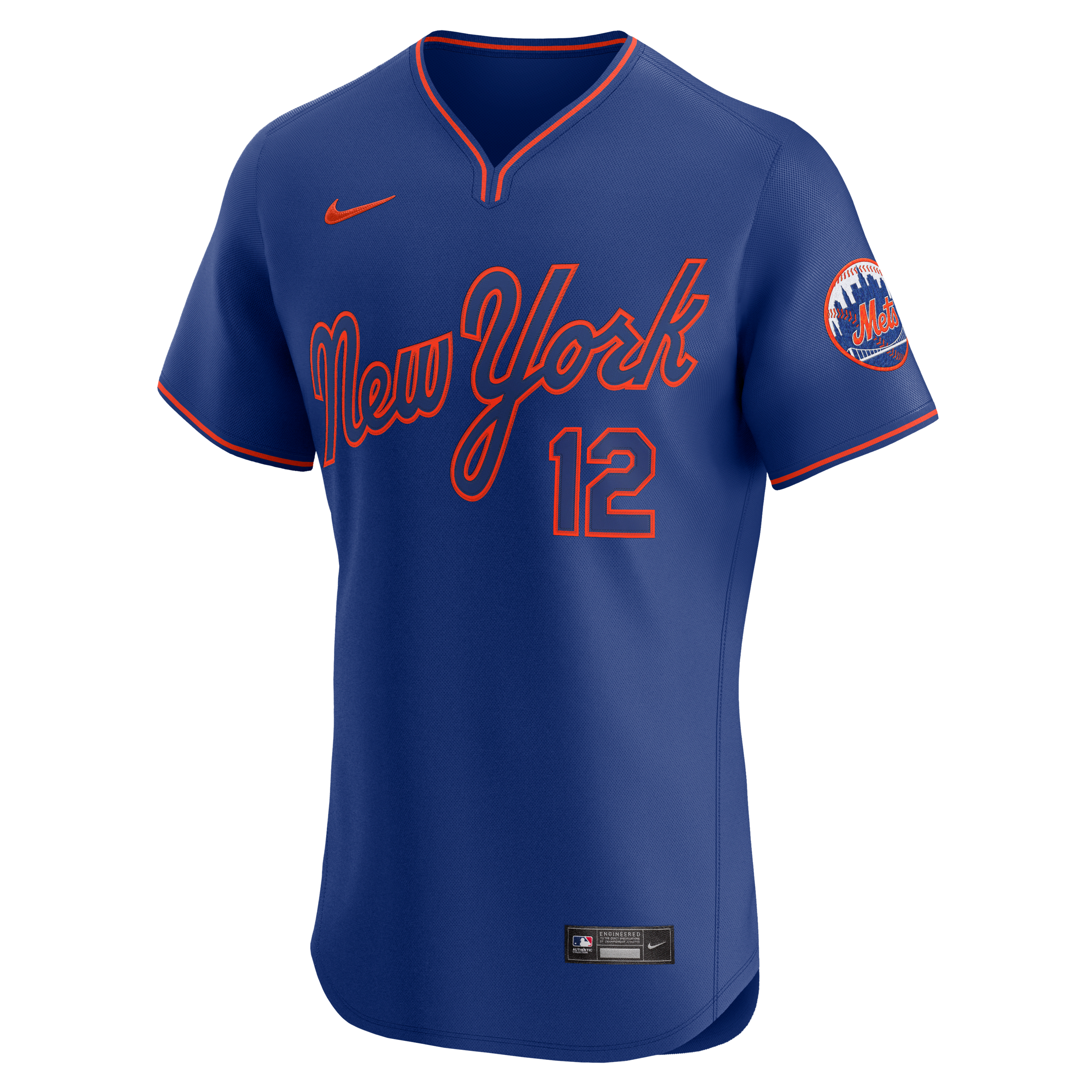 Francisco Lindor New York Mets Men's Nike Dri-FIT ADV MLB Elite Jersey