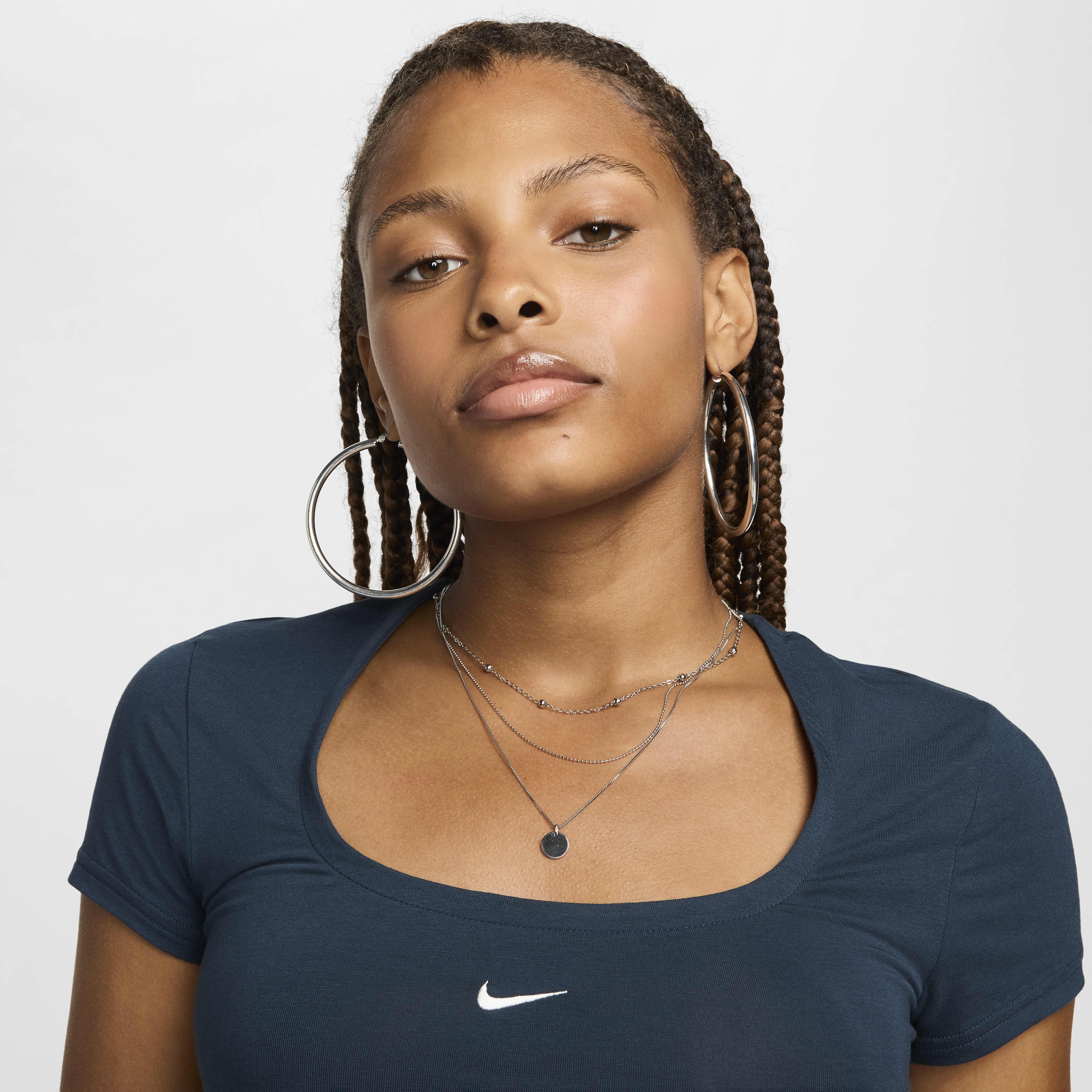 Nike Sportswear Chill Knit Women's Short-Sleeve Square-Neck Top