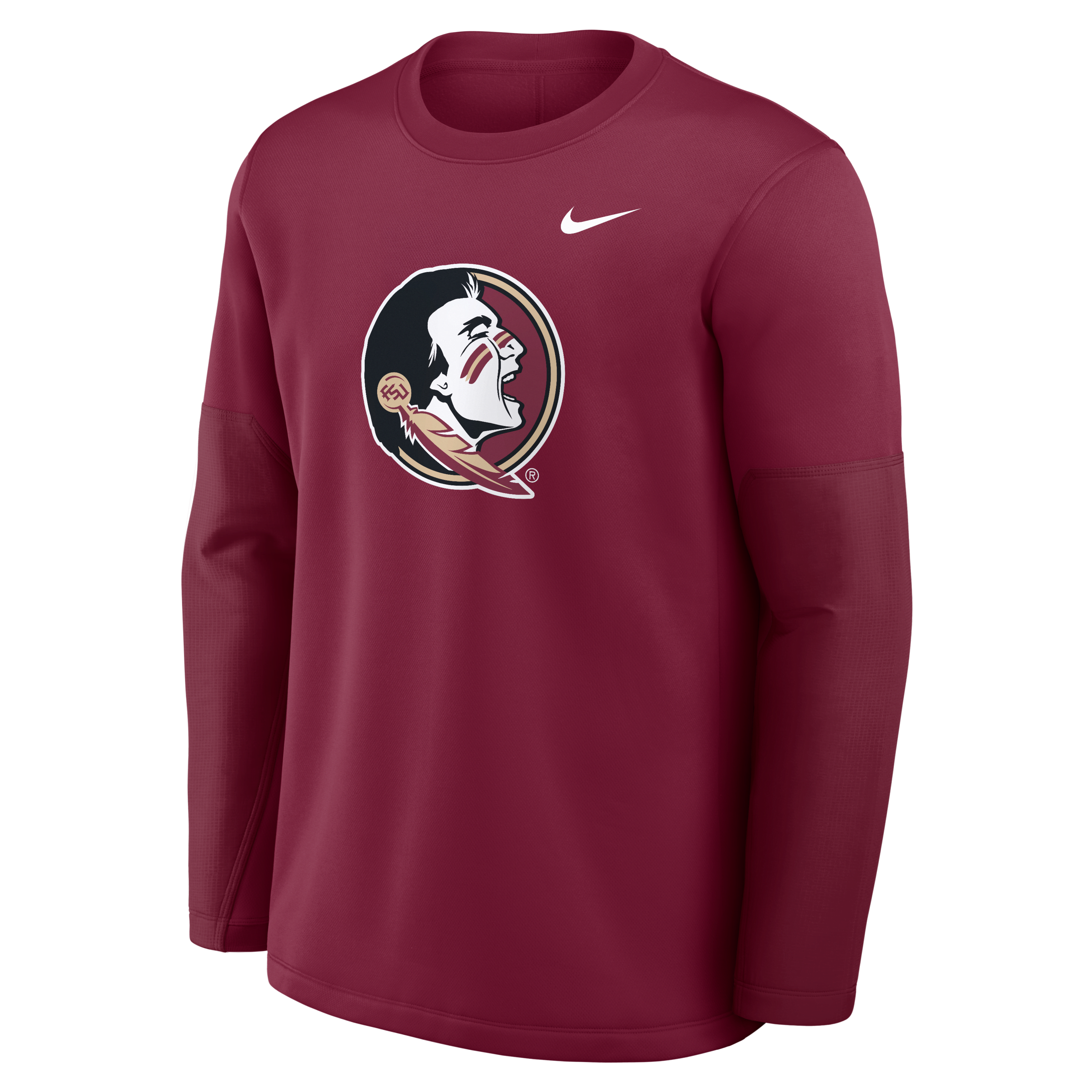 Florida State Sideline Coach Men's Nike Therma-FIT College Long-Sleeve T-Shirt