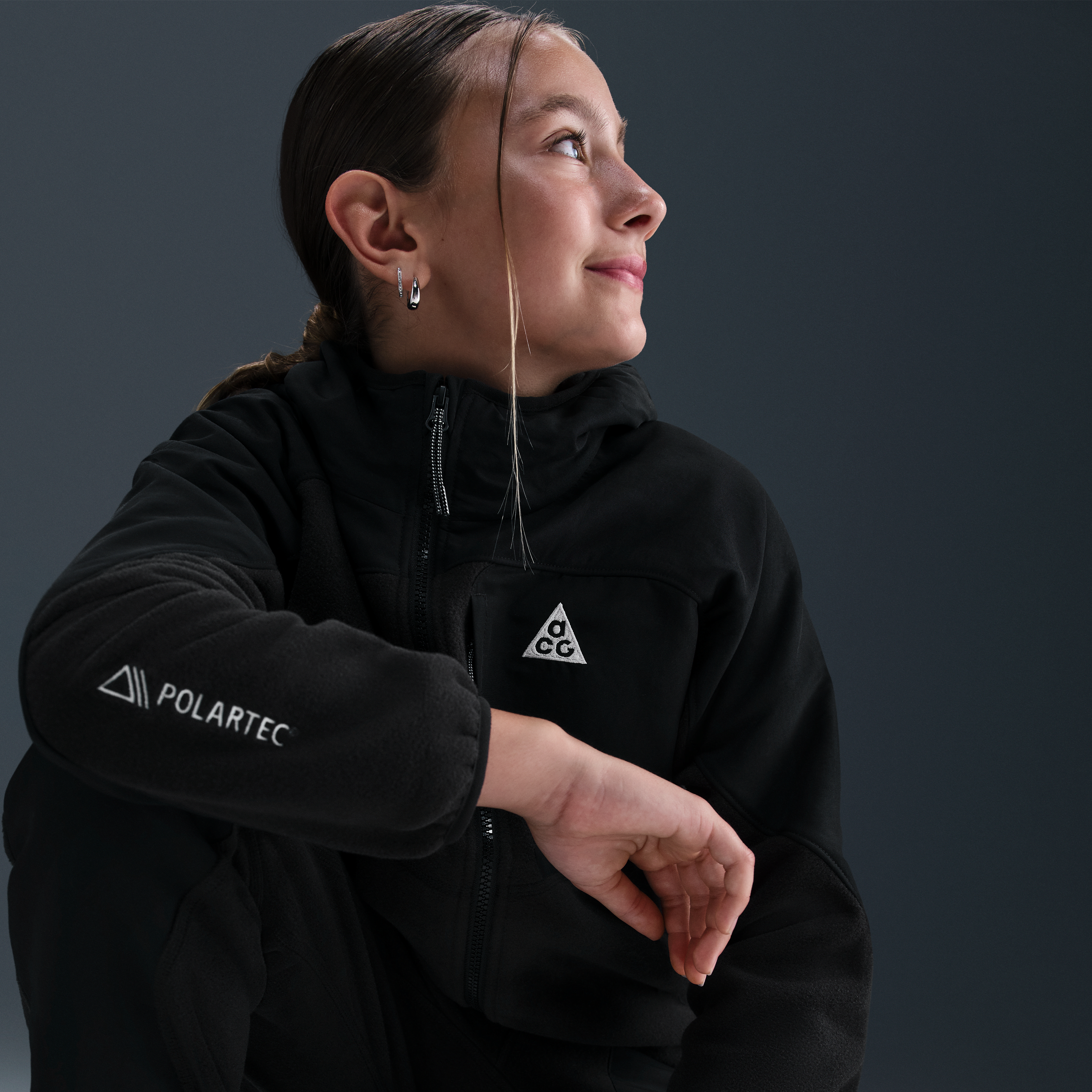 Nike ACG "Wolf Tree" Big Kid's Polartec® Full-Zip Hoodie