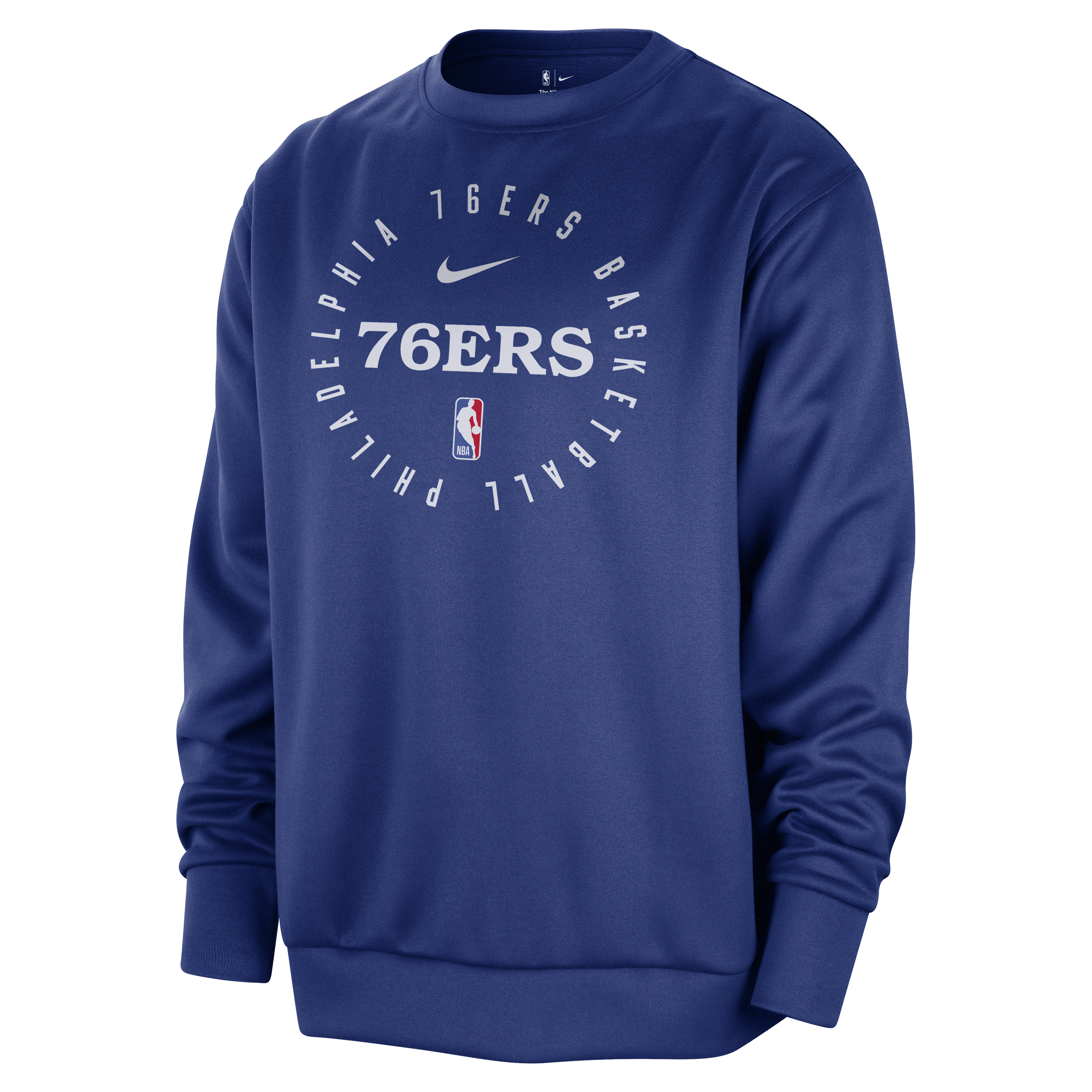 Philadelphia 76ers Spotlight Men's Nike Dri-FIT NBA Crew-Neck Sweatshirt