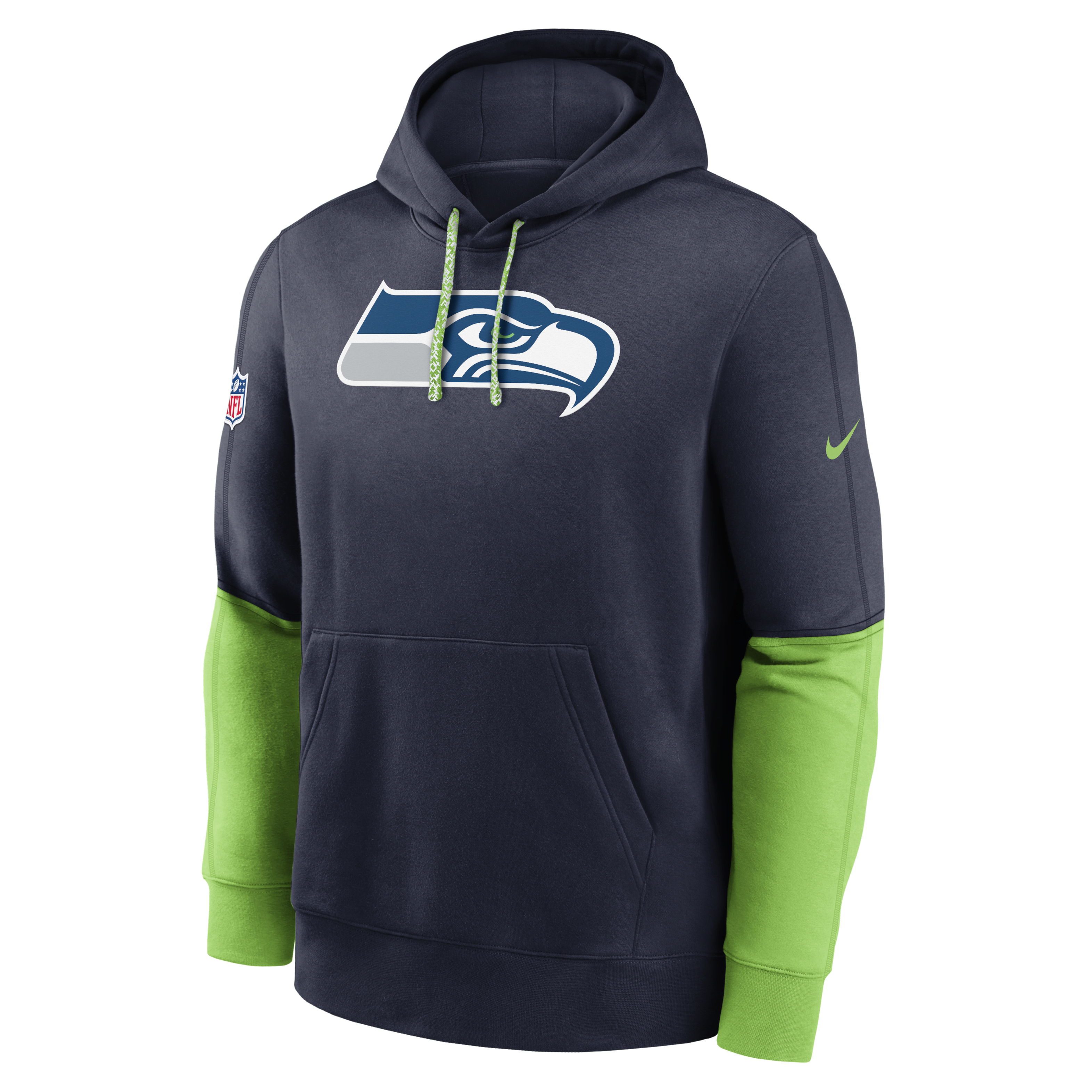 Seattle Seahawks Sideline Team Issue Club Men's Nike NFL Pullover Hoodie