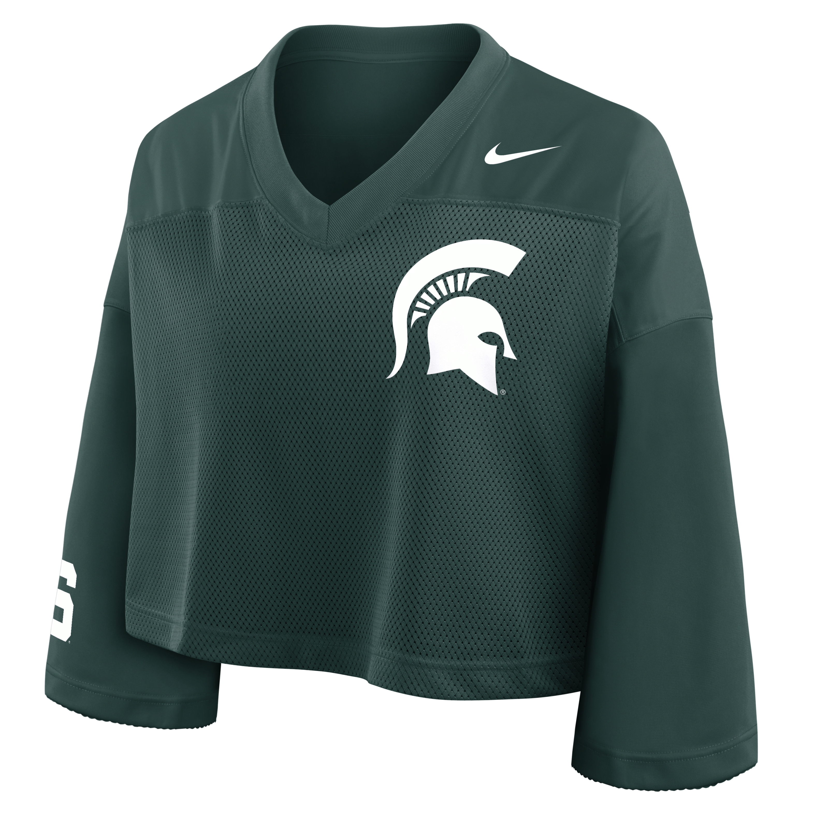 Michigan State Jersey Women's Nike Dri-FIT College Cropped Top