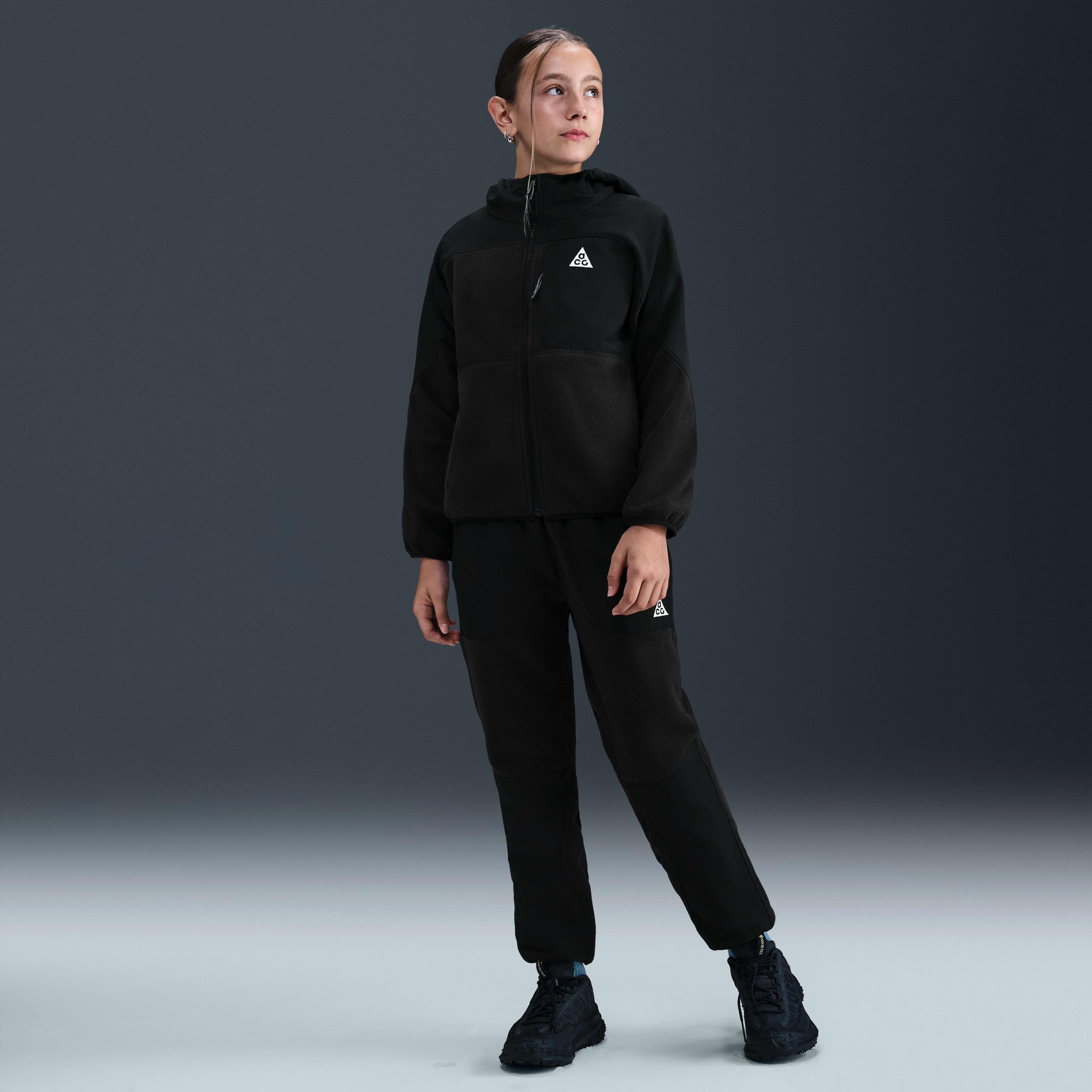 Nike ACG "Wolf Tree" Big Kid's Polartec® Full-Zip Hoodie