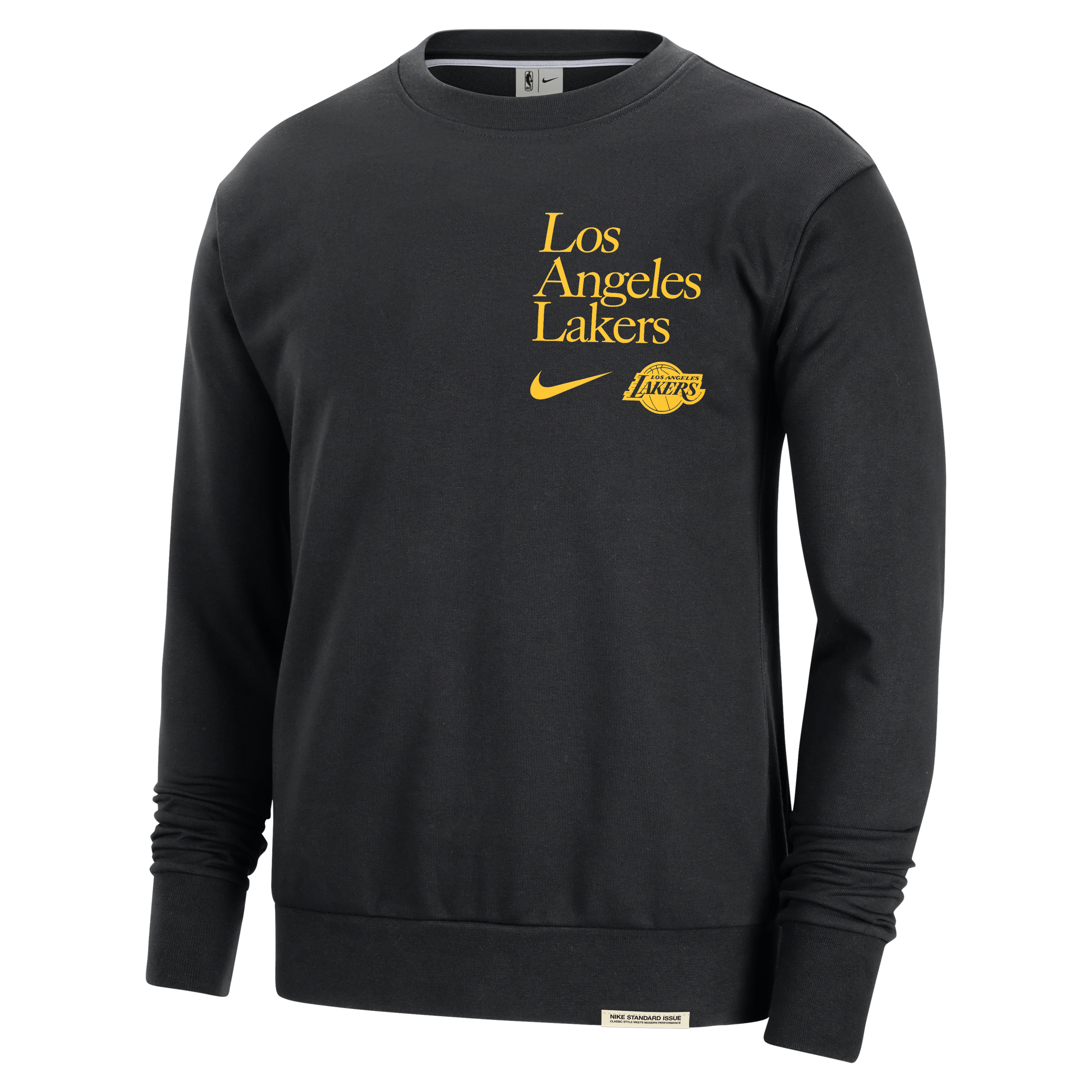 Los Angeles Lakers Standard Issue Men's Nike Dri-FIT NBA Crew-Neck Sweatshirt